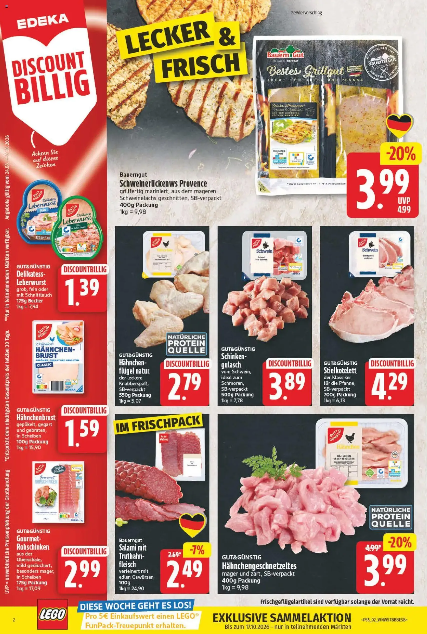 NP Discount Prospekt - Gültiger Prospekt ab 24.08.2026, Seite 2 von insgesamt 17