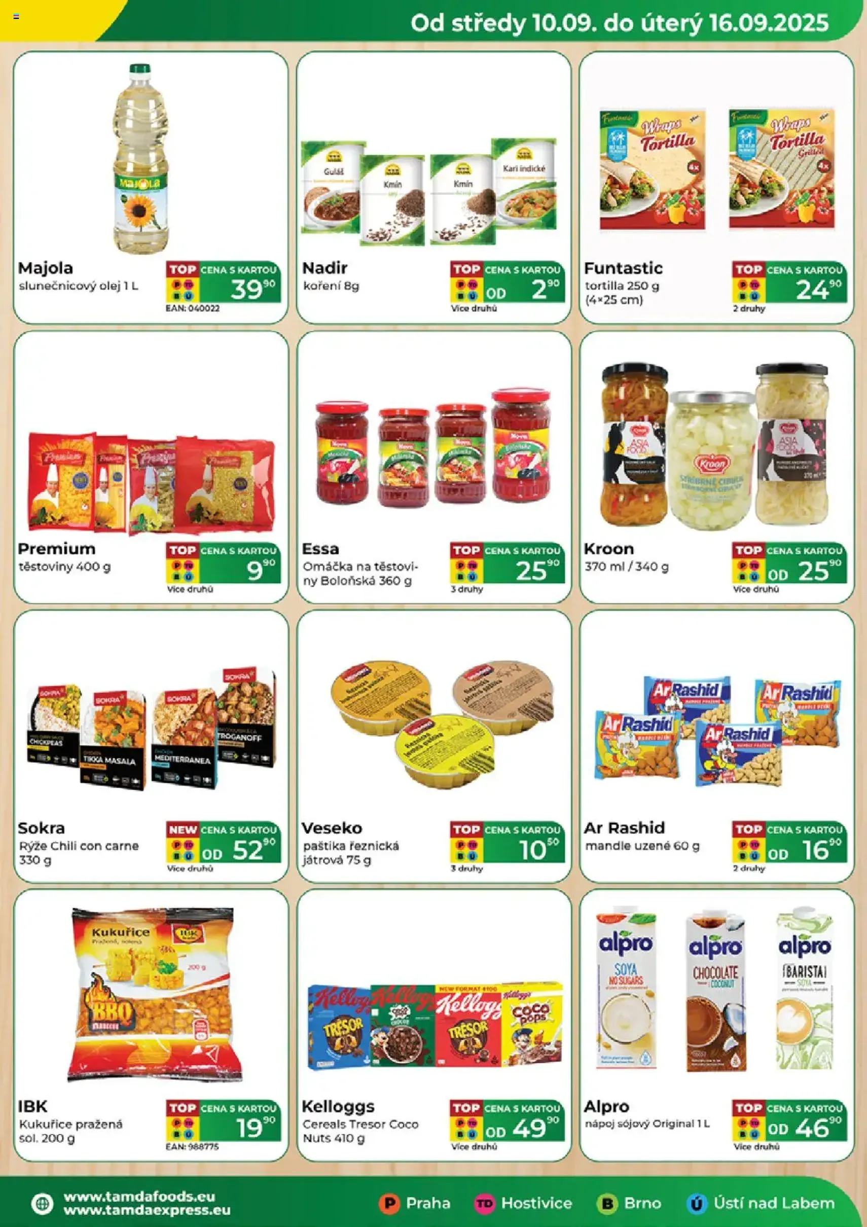 Tamda Foods leták - platný leták od 10.09.2025 strana 3 z 52