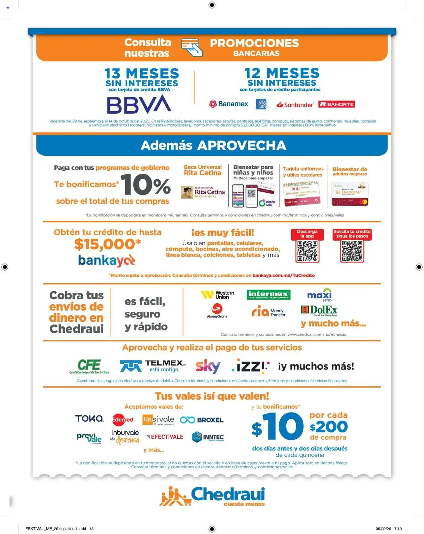 Chedraui - Folleto Nuestras marcas propias - folleto válido desde 29/09/2025 página 15 de 16 Chedraui - Folleto Nuestras marcas propias - folleto válido desde 29/09/2025 página 15 de 16