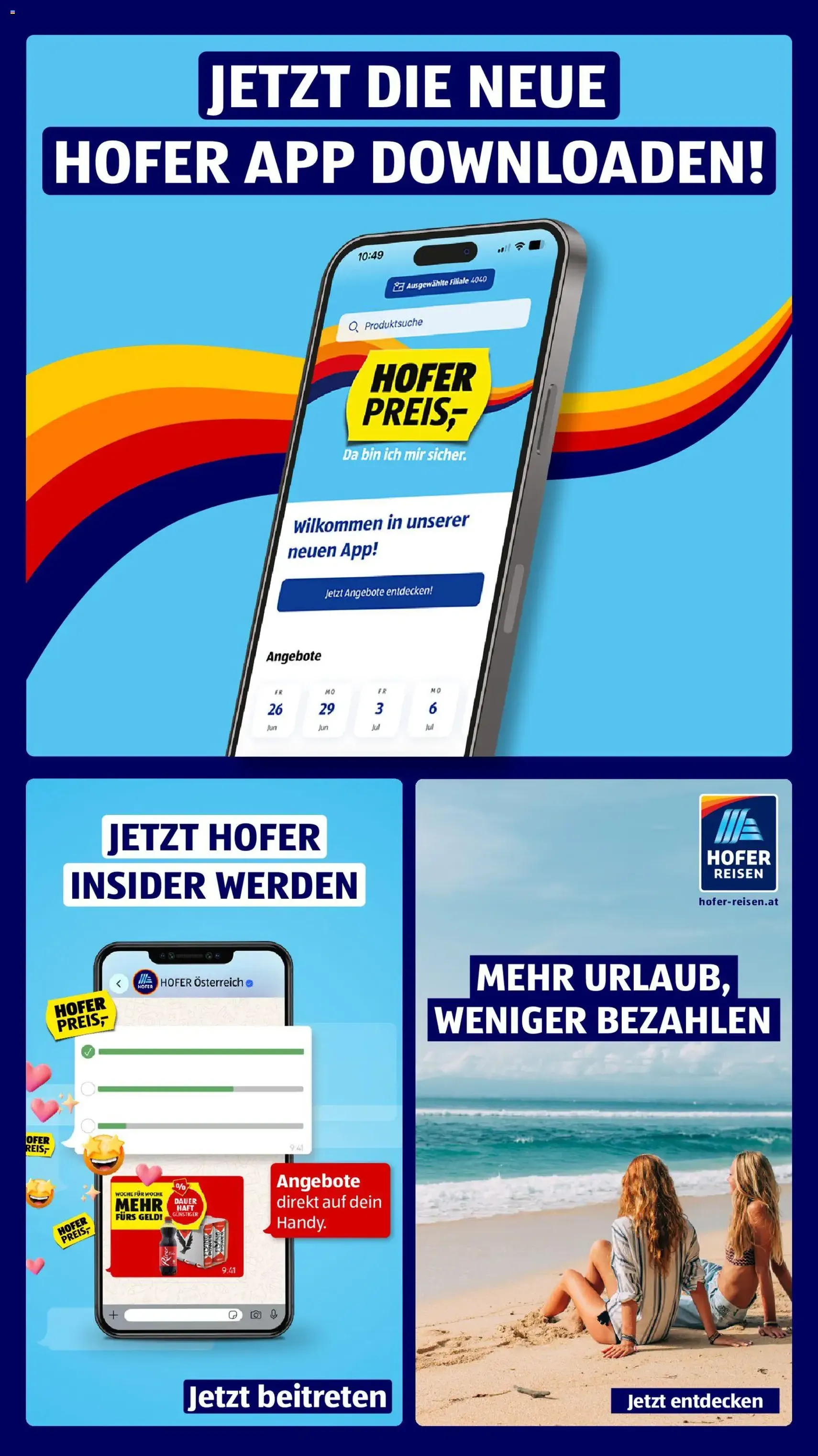 Hofer Flugblatt - Gültiger Prospekt ab 04.09.2026, Seite 3 von insgesamt 44