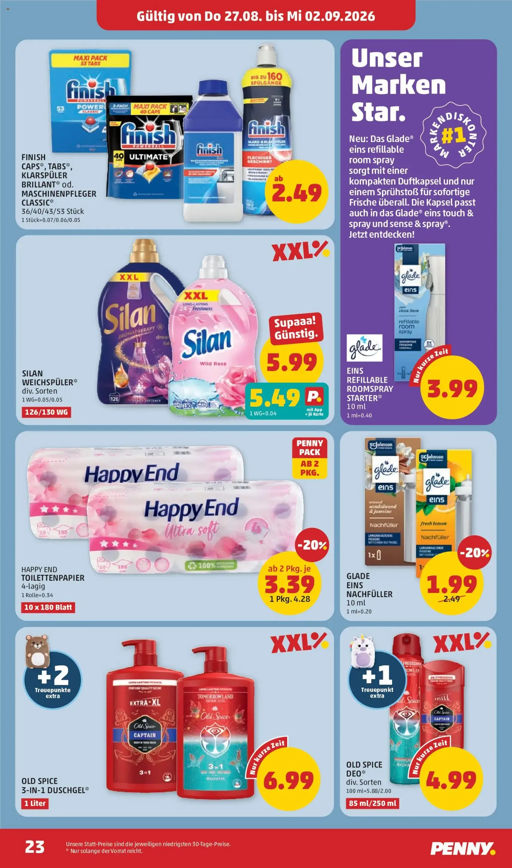 Penny Markt Flugblatt - Gültiger Prospekt ab 27.08.2026, Seite 23 von insgesamt 32