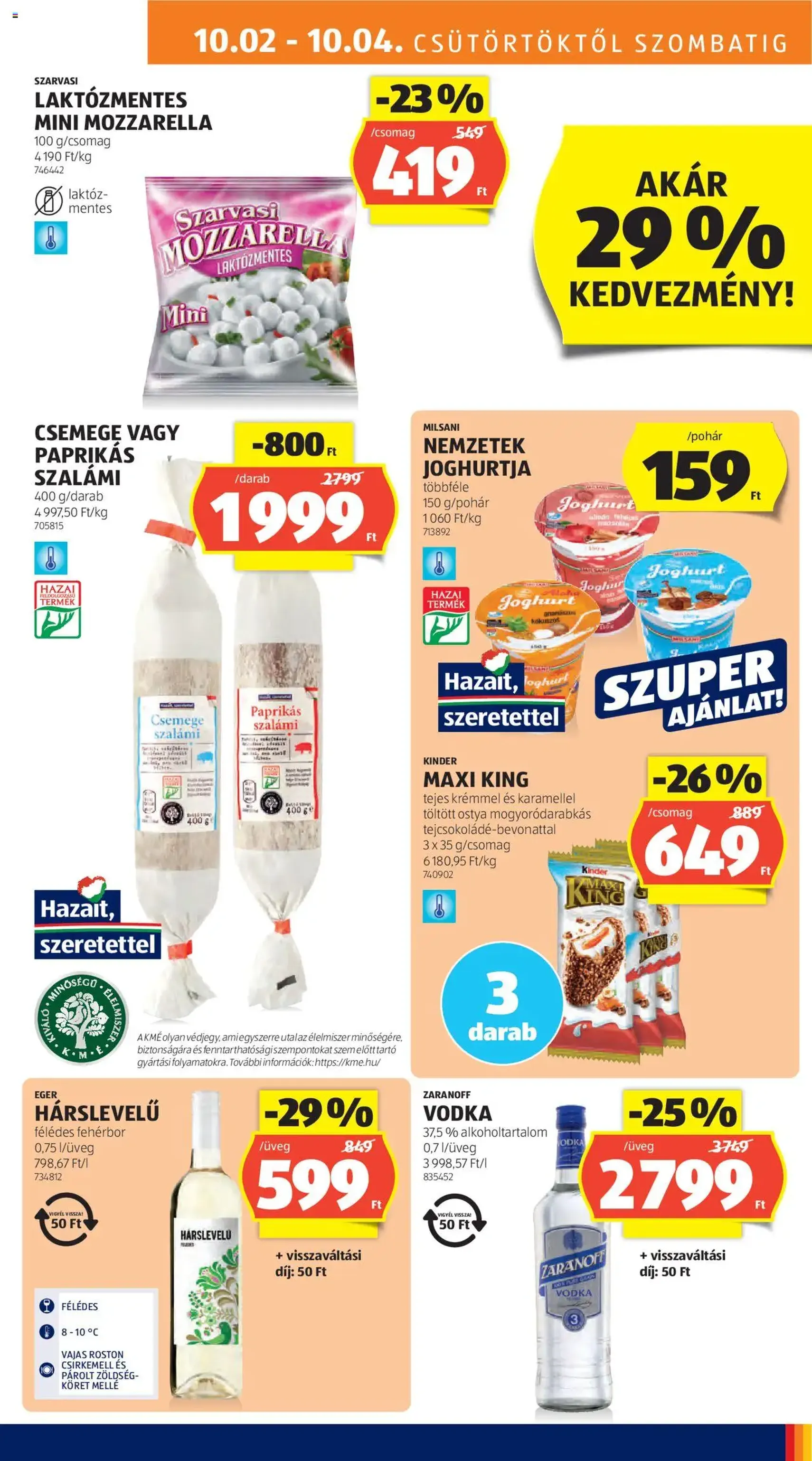 Aldi Akciós újság - 2025.10.02. érvényes szórólap 9 oldal 40 oldalból Aldi Akciós újság - 2025.10.02. érvényes szórólap 9 oldal 40 oldalból