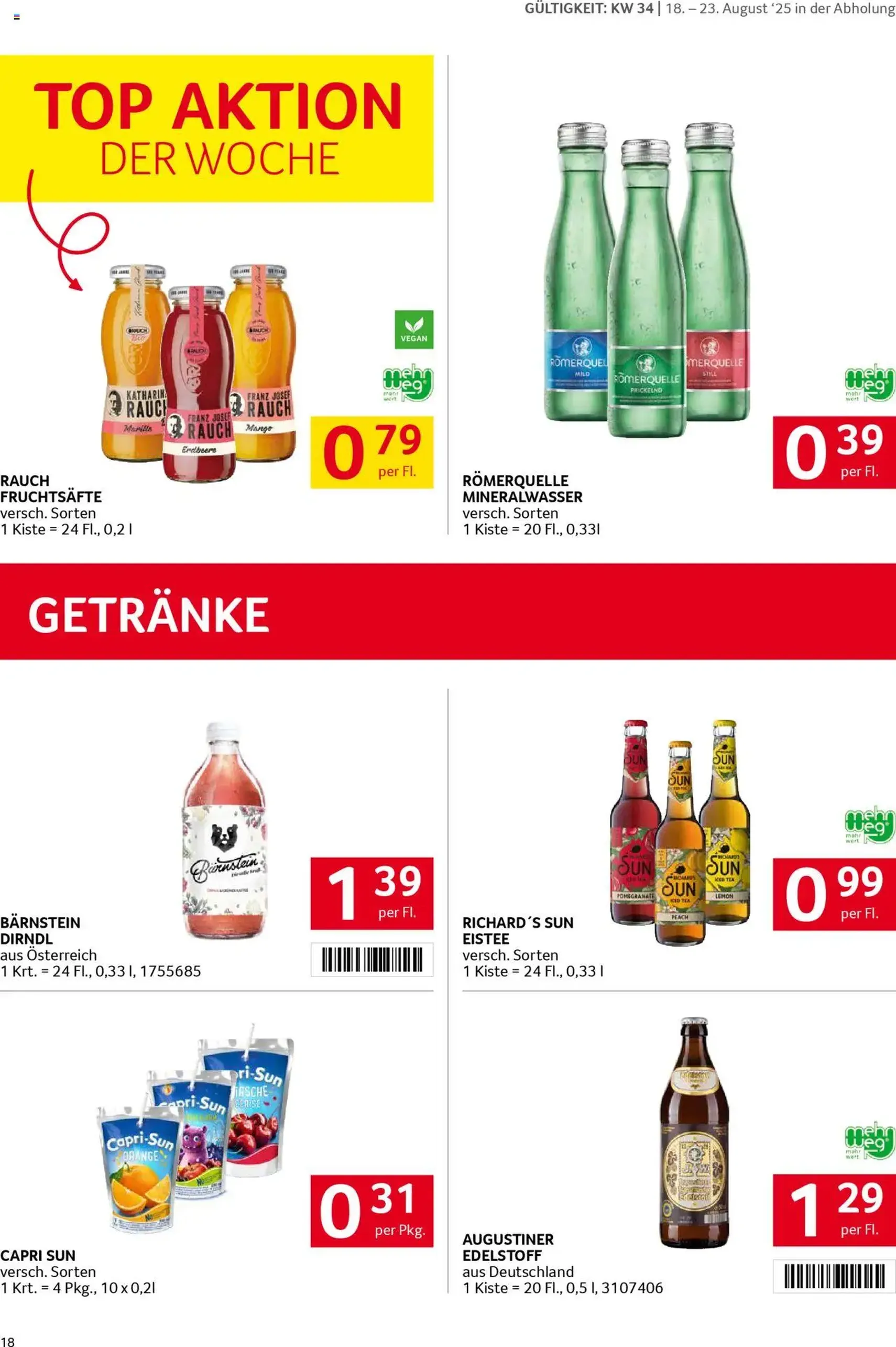 Transgourmet Flugblatt - Gültiger Prospekt ab 17.08.2025, Seite 17 von insgesamt 27