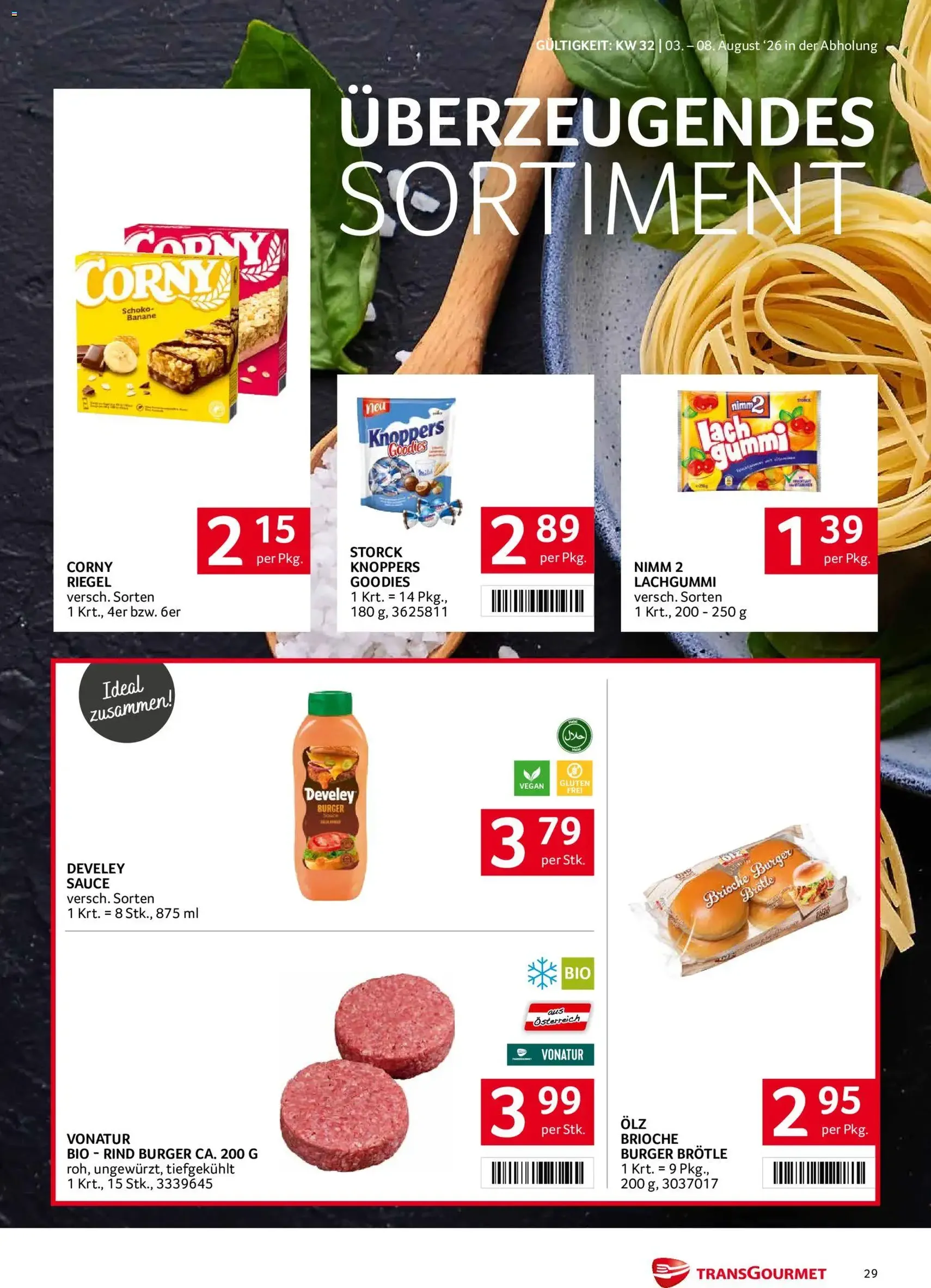Transgourmet Flugblatt - Gültiger Prospekt ab 03.08.2026, Seite 29 von insgesamt 32