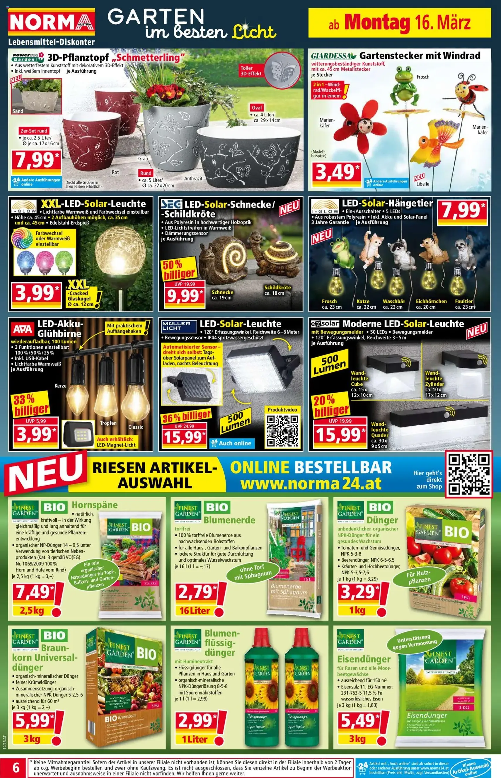 Norma Flugblatt - Gültiger Prospekt ab 16.03.2026, Seite 6 von insgesamt 20