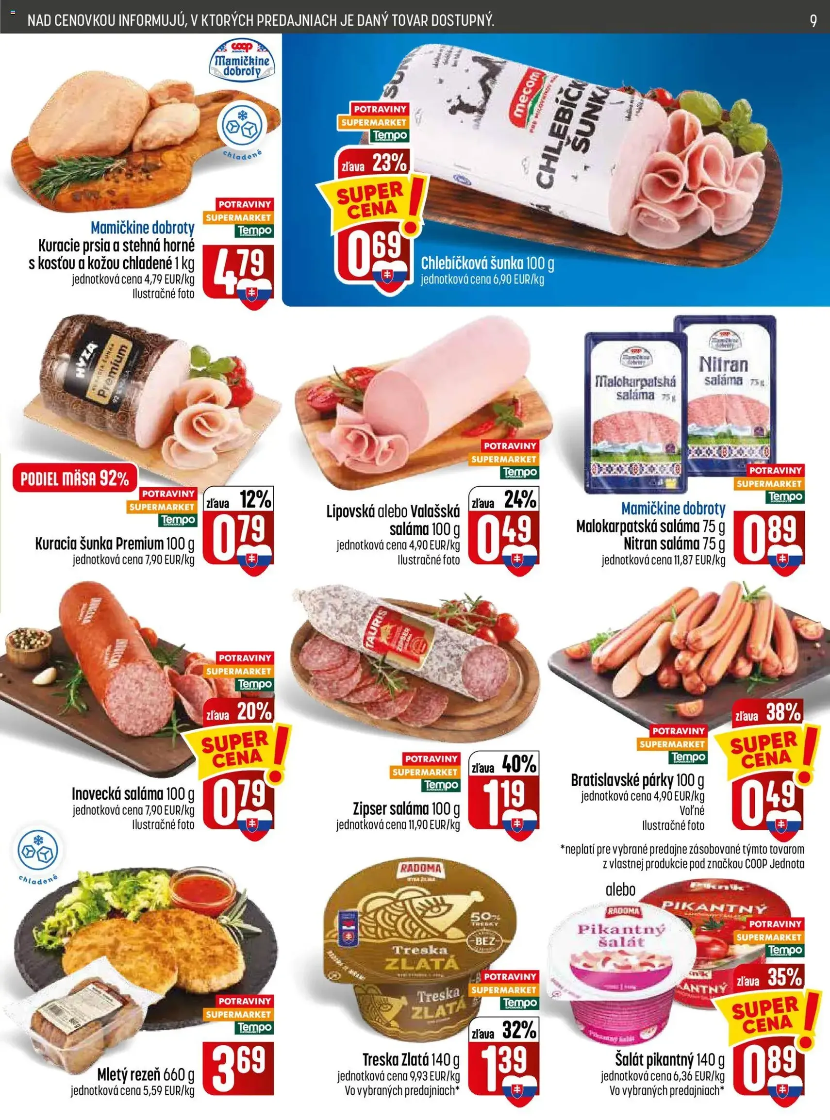 COOP Jednota leták - platný leták od 03.09.2026 strana 9 z 32