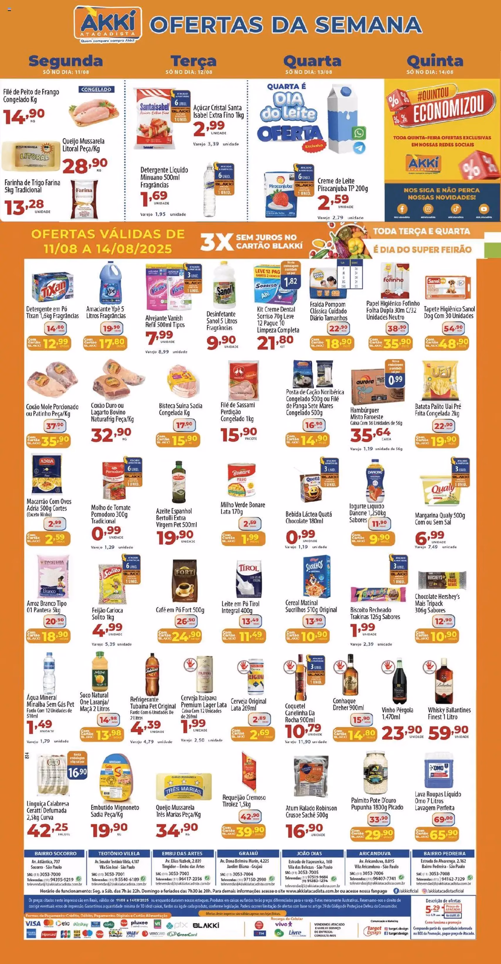 Akki Atacadista - Ofertas da semana - folheto válido a partir de 11/08/2025 página 1 de 1
