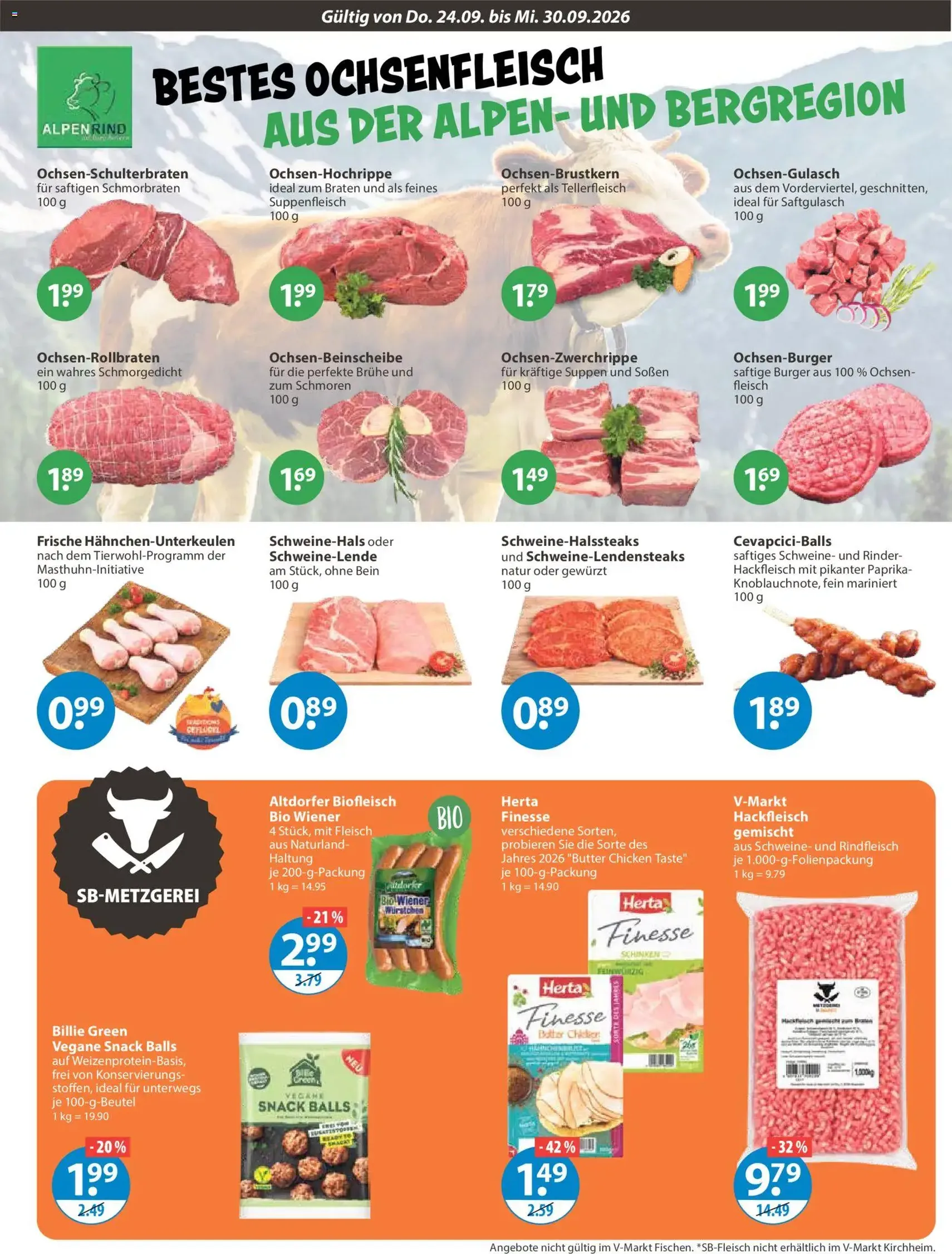 V-Markt Angebote - Gültiger Prospekt ab 24.09.2026, Seite 3 von insgesamt 30