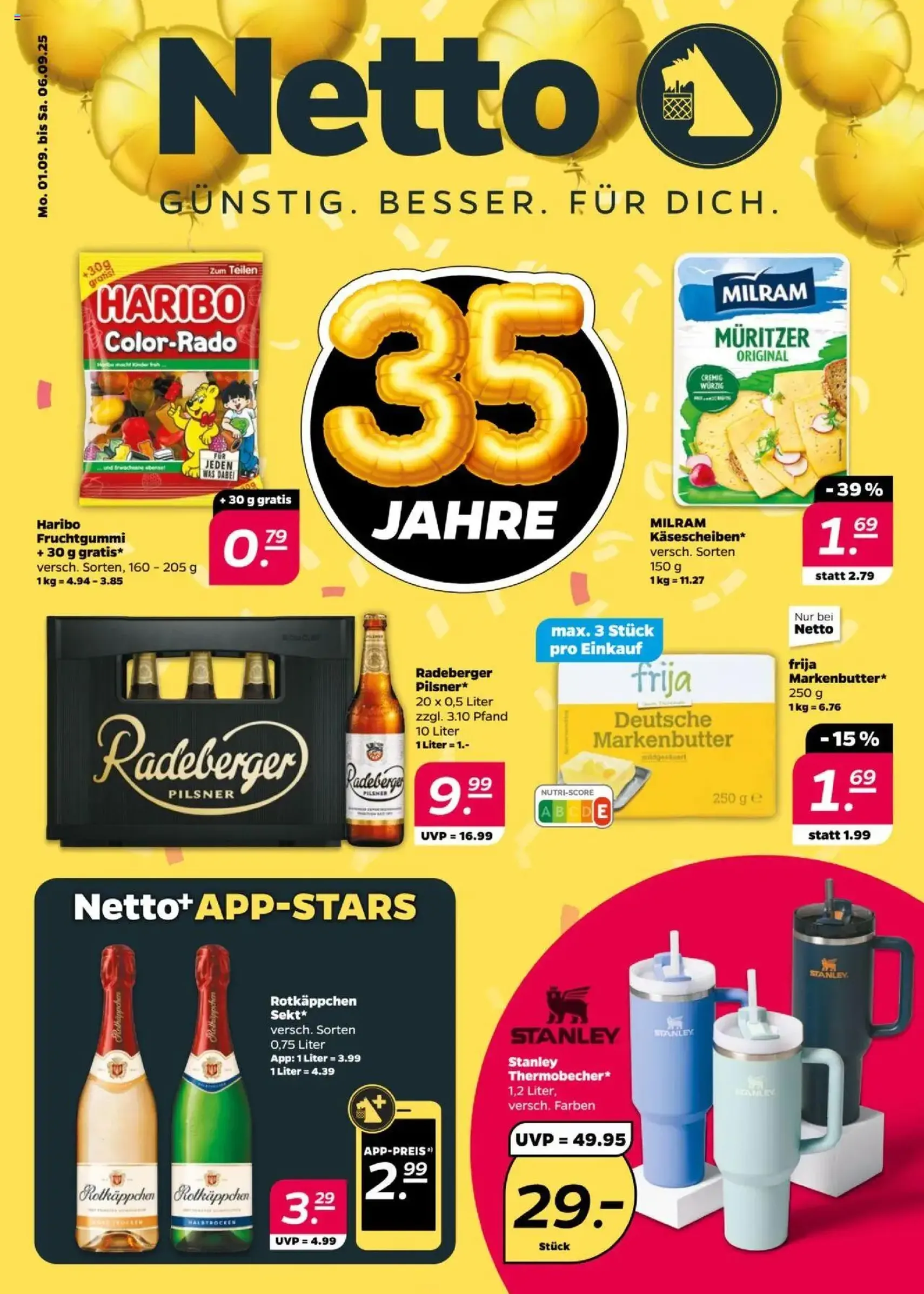 Netto Prospekt - Gültiger Prospekt ab 01.09.2025, Seite 1 von insgesamt 50 Netto Prospekt - Gültiger Prospekt ab 01.09.2025, Seite 1 von insgesamt 50