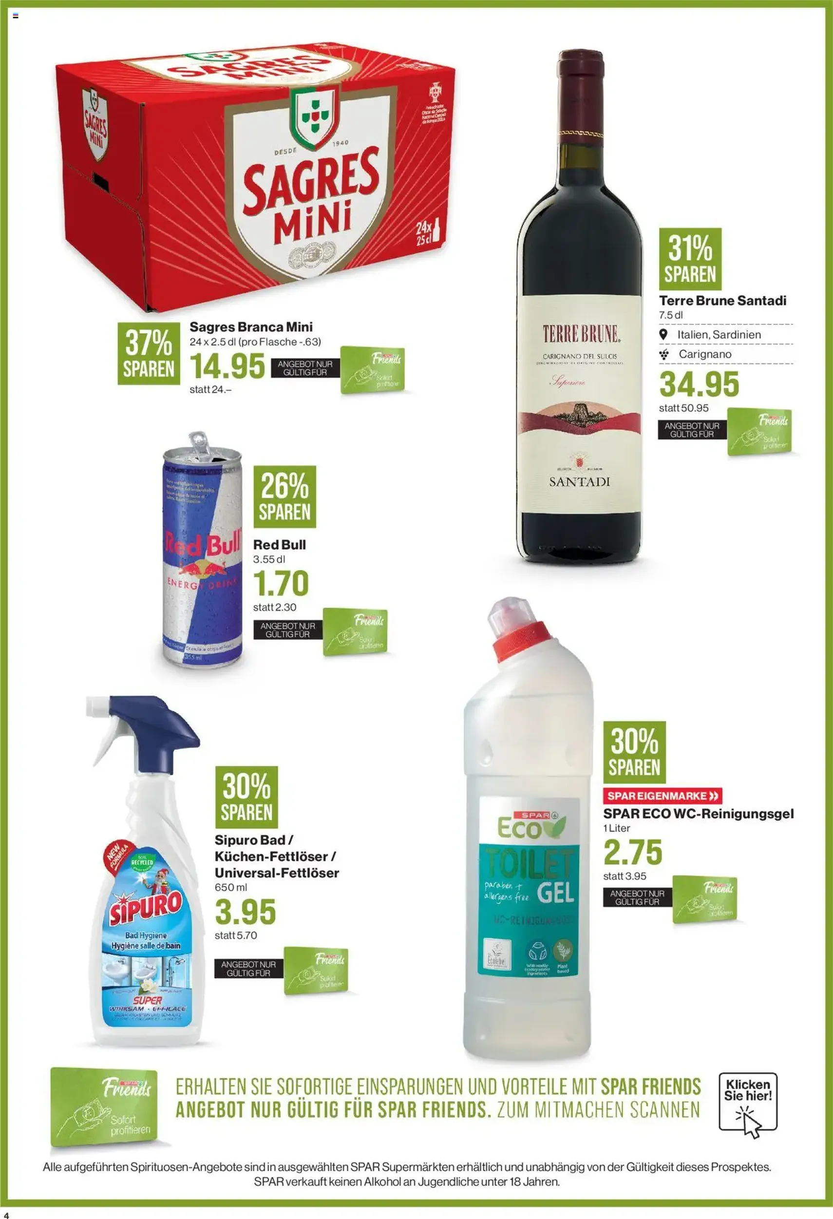 SPAR Aktionen - Gültiger Prospekt ab 14.08.2025, Seite 4 von insgesamt 22 SPAR Aktionen - Gültiger Prospekt ab 14.08.2025, Seite 4 von insgesamt 22
