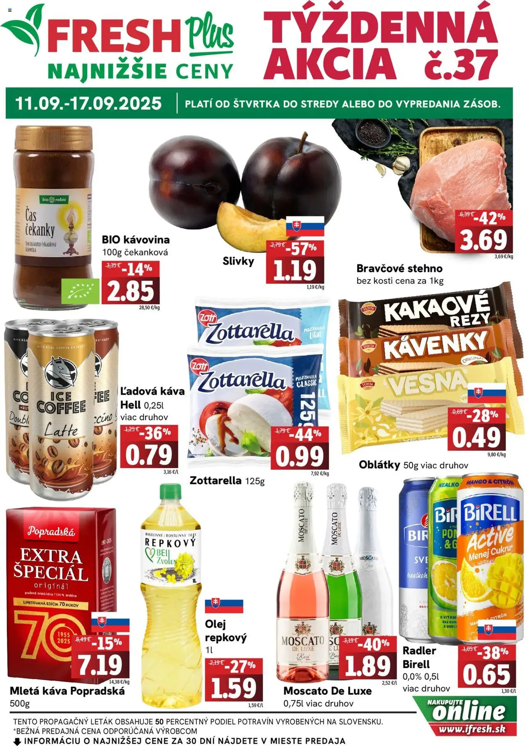 Fresh leták - platný leták od 11.09.2025 strana 1 z 4