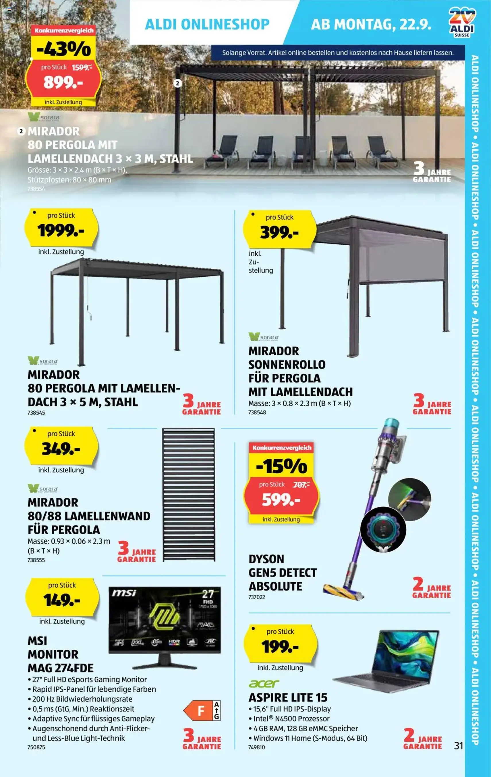 Aldi Aktionen - Gültiger Prospekt ab 18.09.2025, Seite 32 von insgesamt 32