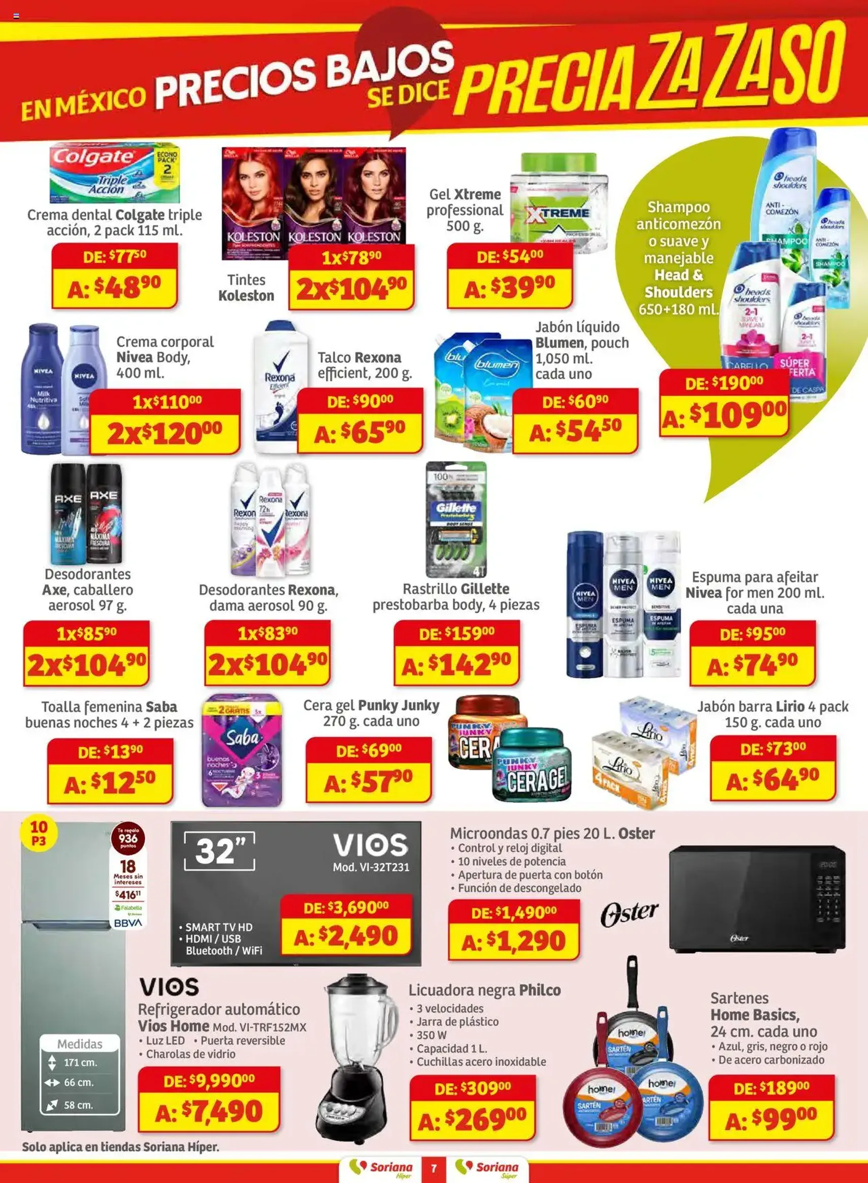 Soriana - Preciazazaso Híper: Ags, Col, Gto, Jal, Mich - folleto válido desde 25/09/2025 página 7 de 54