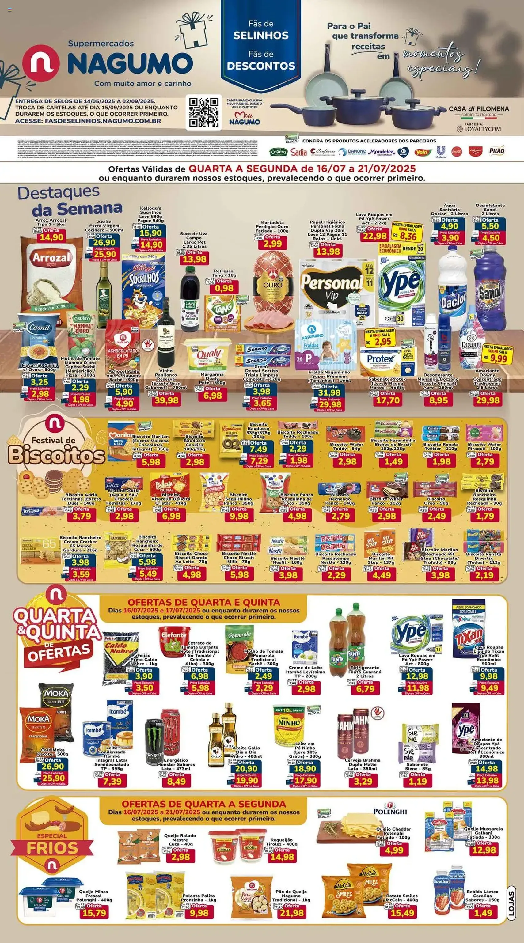 Nagumo - Ofertas da semana - folheto válido a partir de 16/07/2025 página 1 de 2