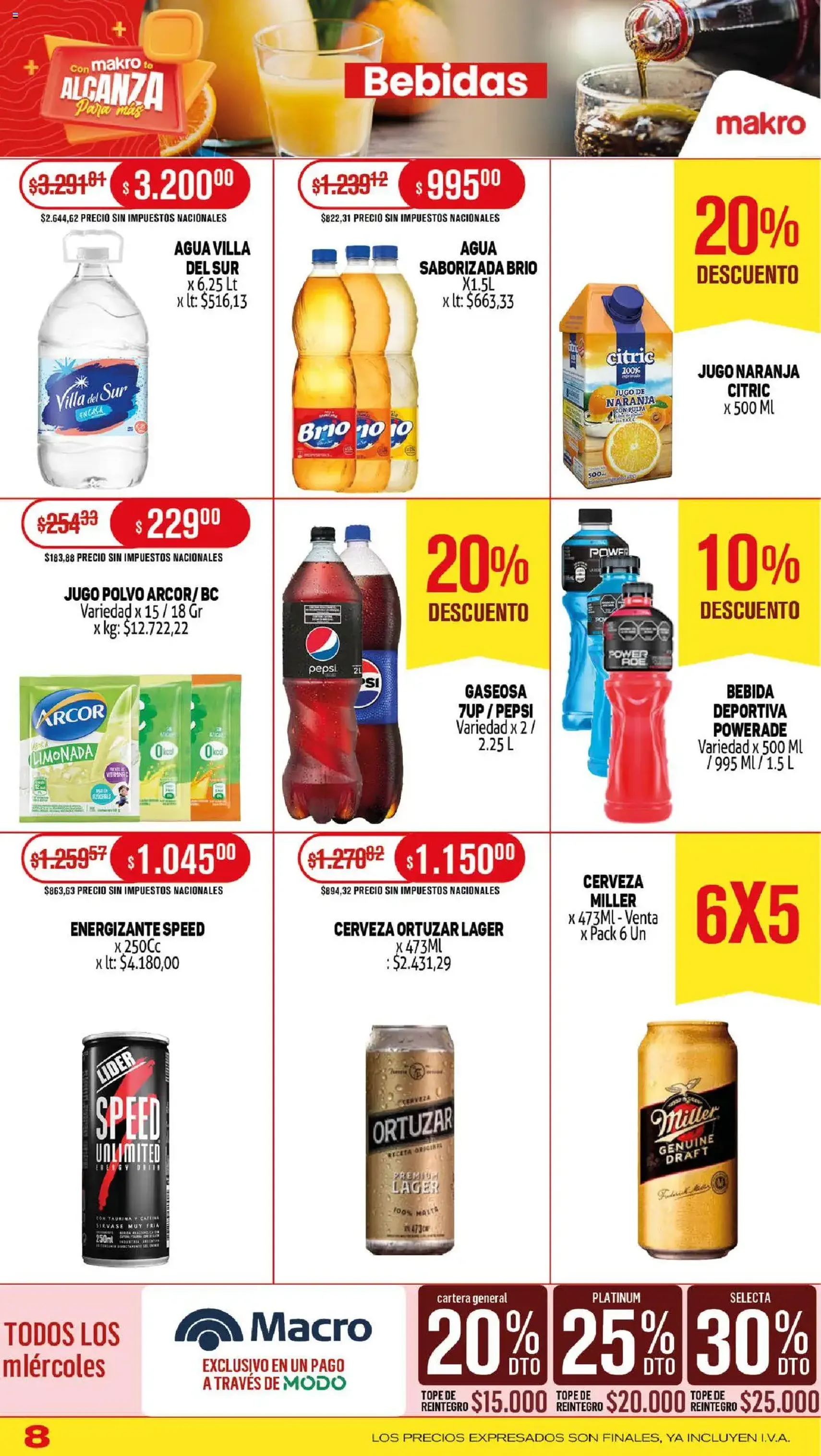 Makro ofertas - folleto válido desde 17/07/2025 página 8 de 12 Makro ofertas - folleto válido desde 17/07/2025 página 8 de 12