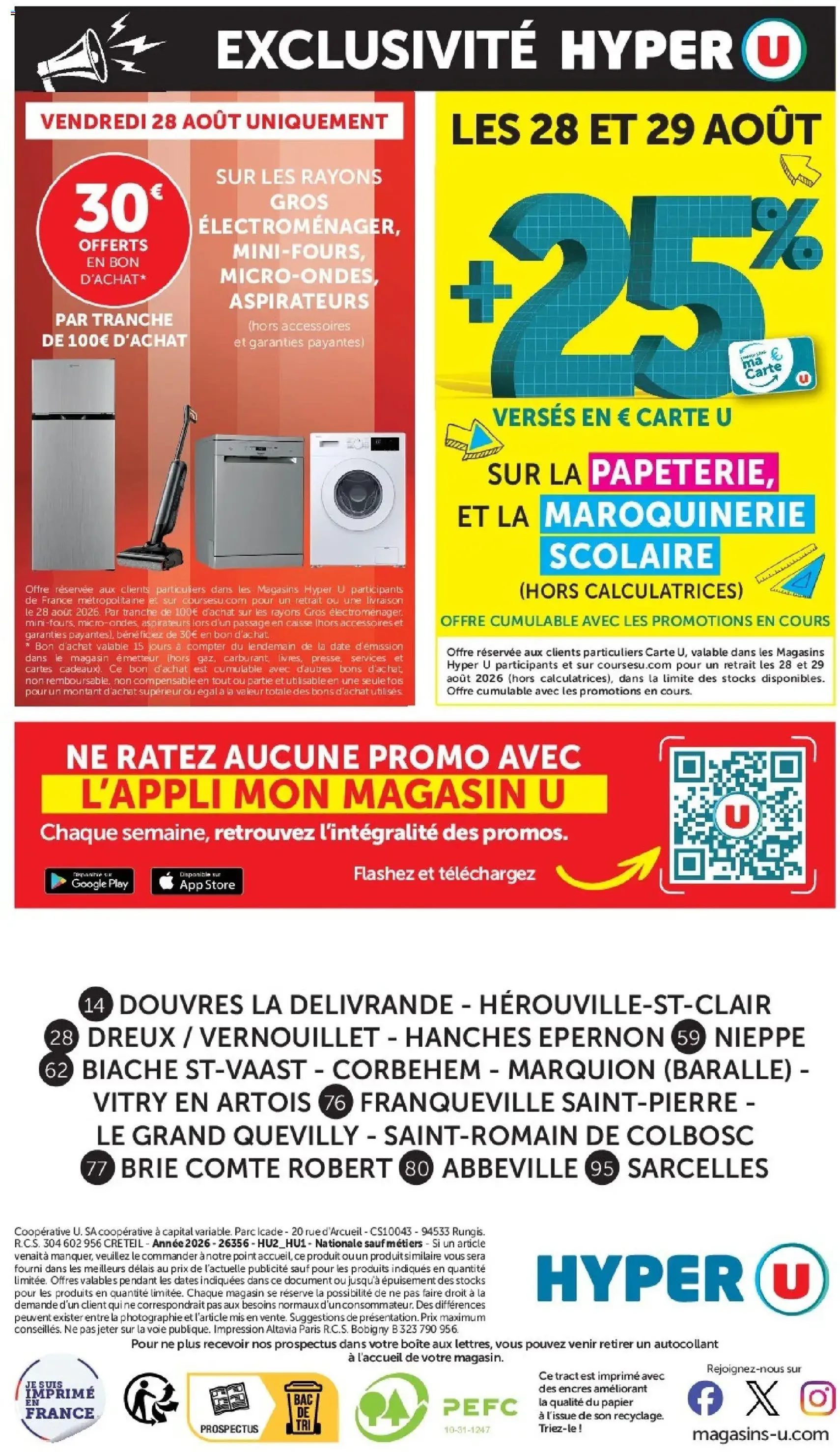 Hyper U catalogue - brochure valable à partir du 25/08/2026, page 56 sur 56