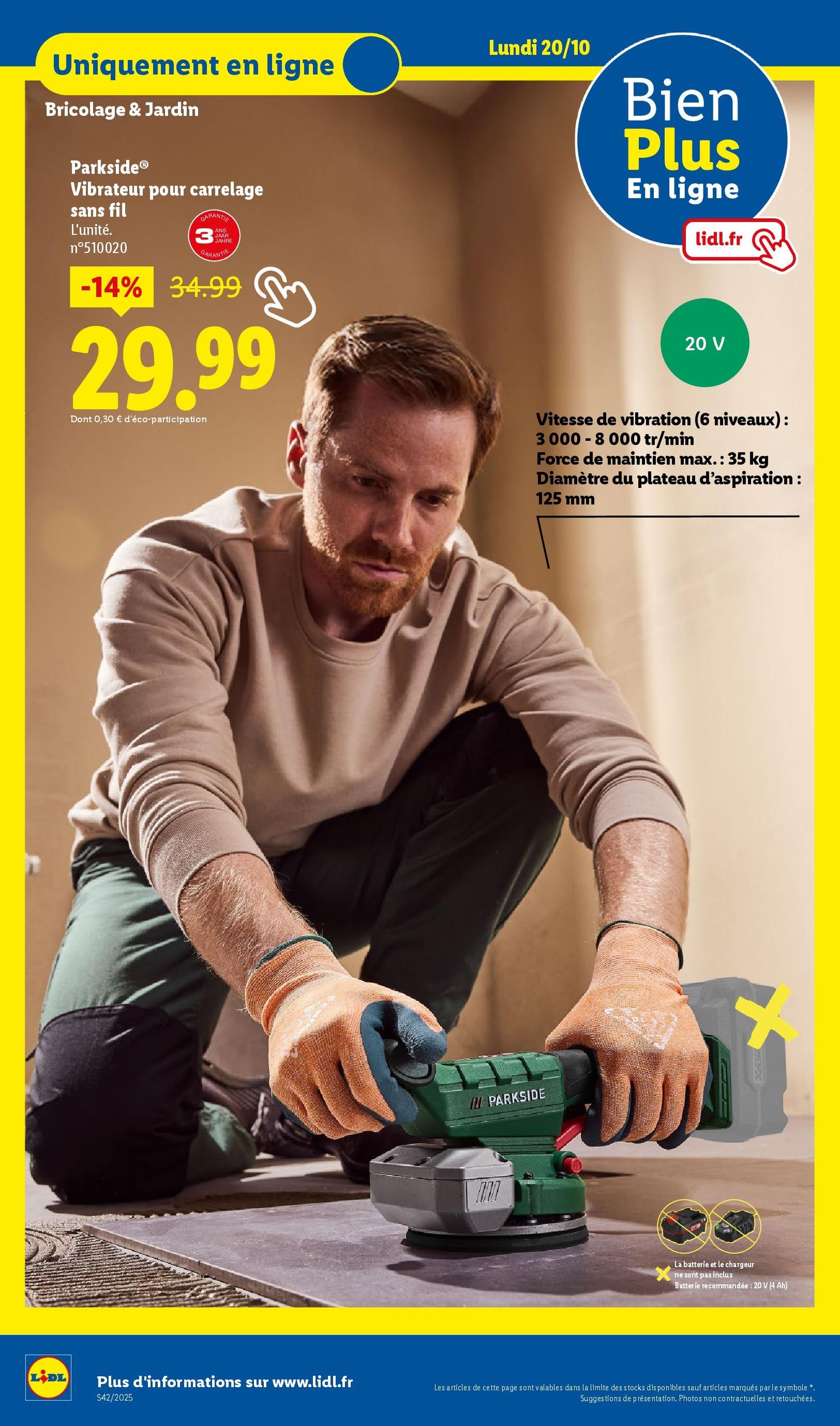 LIDL catalogue semaine 42 - brochure valable à partir du 16/10/2025, page 70 sur 82 LIDL catalogue semaine 42 - brochure valable à partir du 16/10/2025, page 70 sur 82