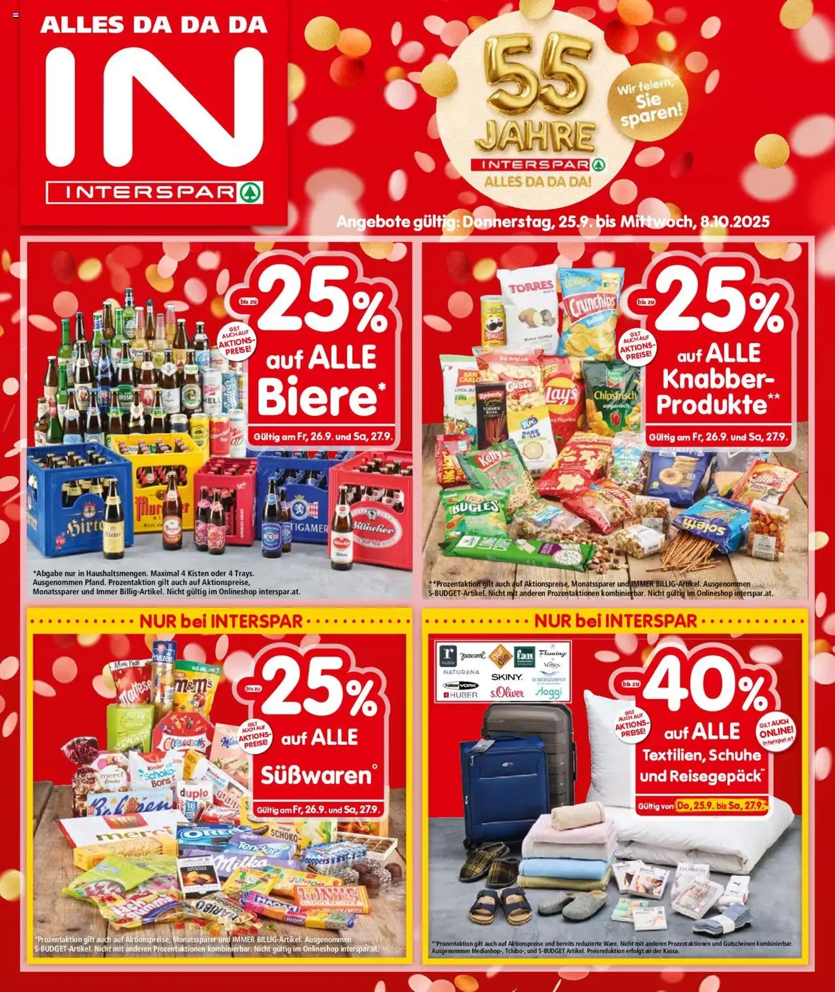 Interspar Flugblatt - Gültiger Prospekt ab 25.09.2025, Seite 1 von insgesamt 22