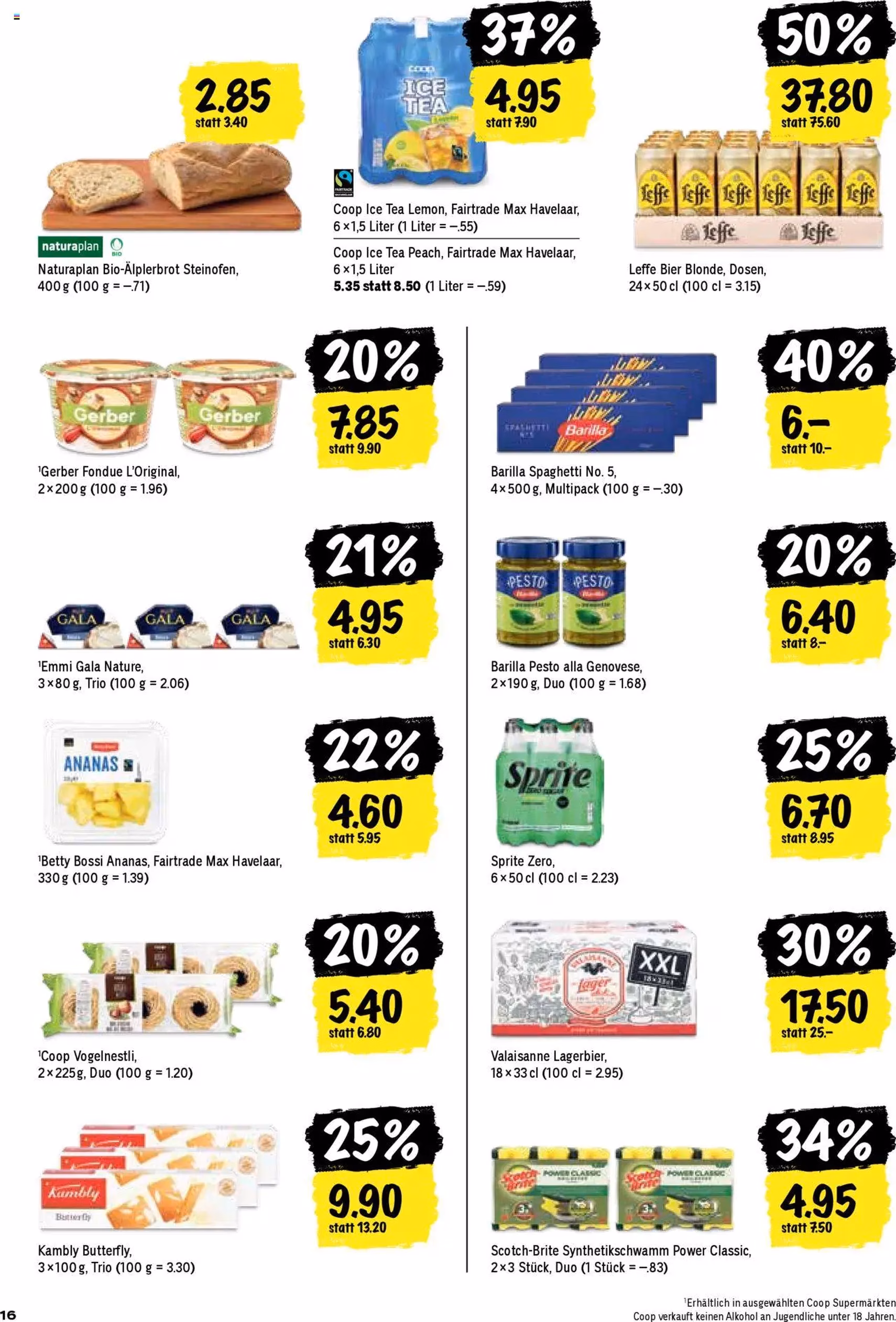 Coop Aktionen - Gültiger Prospekt ab 23.10.2025, Seite 16 von insgesamt 28 Coop Aktionen - Gültiger Prospekt ab 23.10.2025, Seite 16 von insgesamt 28
