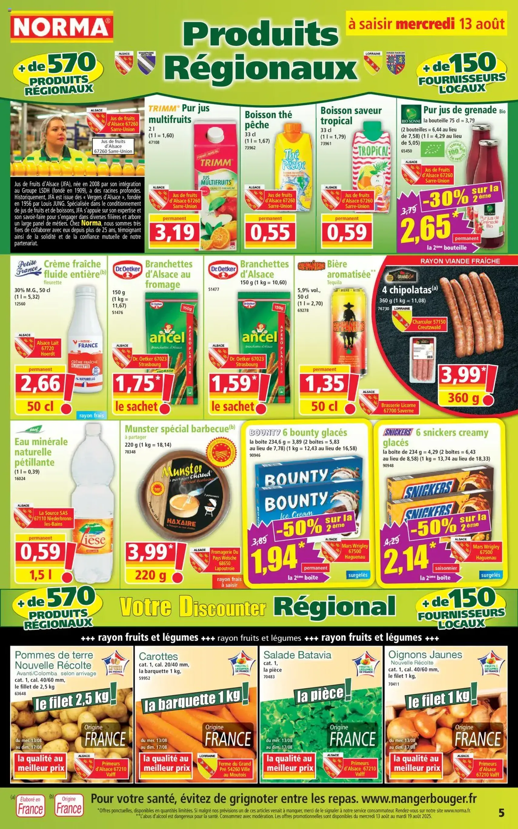Norma catalogue - brochure valable à partir du 13/08/2025, page 5 sur 12