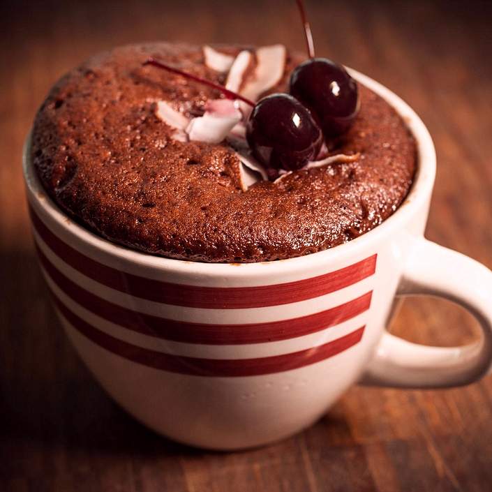 Microwave Chocolate Brownie in a Mug Cake