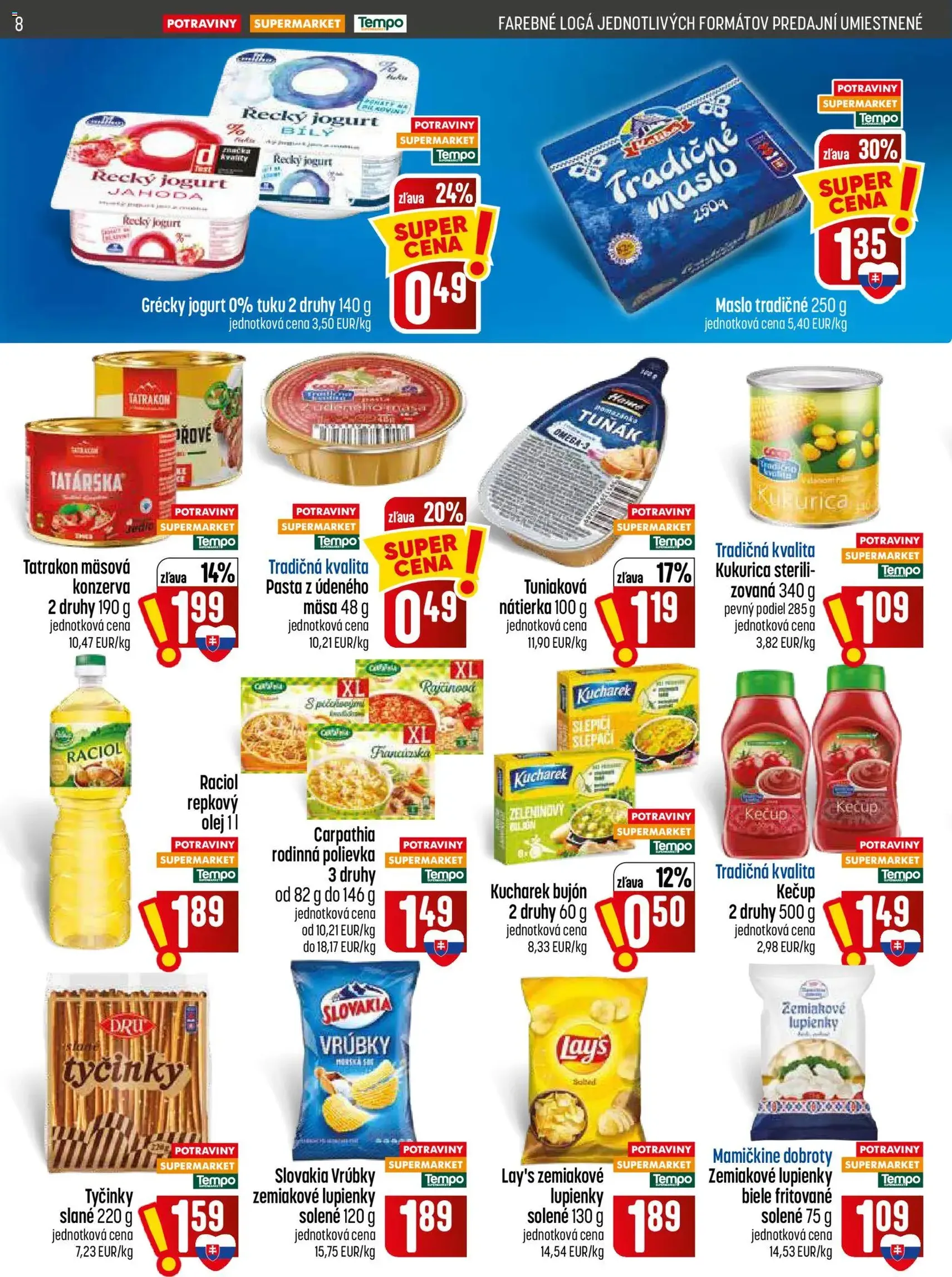 COOP Jednota leták - platný leták od 13.08.2026 strana 8 z 28