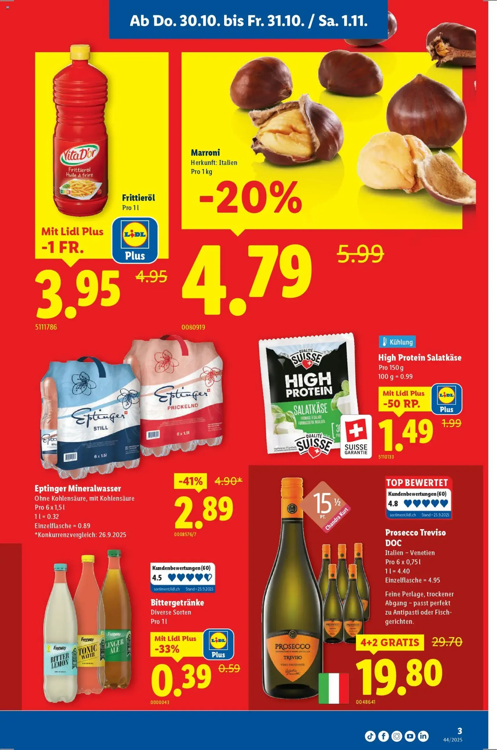 Lidl Aktionen - Gültiger Prospekt ab 30.10.2025, Seite 3 von insgesamt 32 Lidl Aktionen - Gültiger Prospekt ab 30.10.2025, Seite 3 von insgesamt 32
