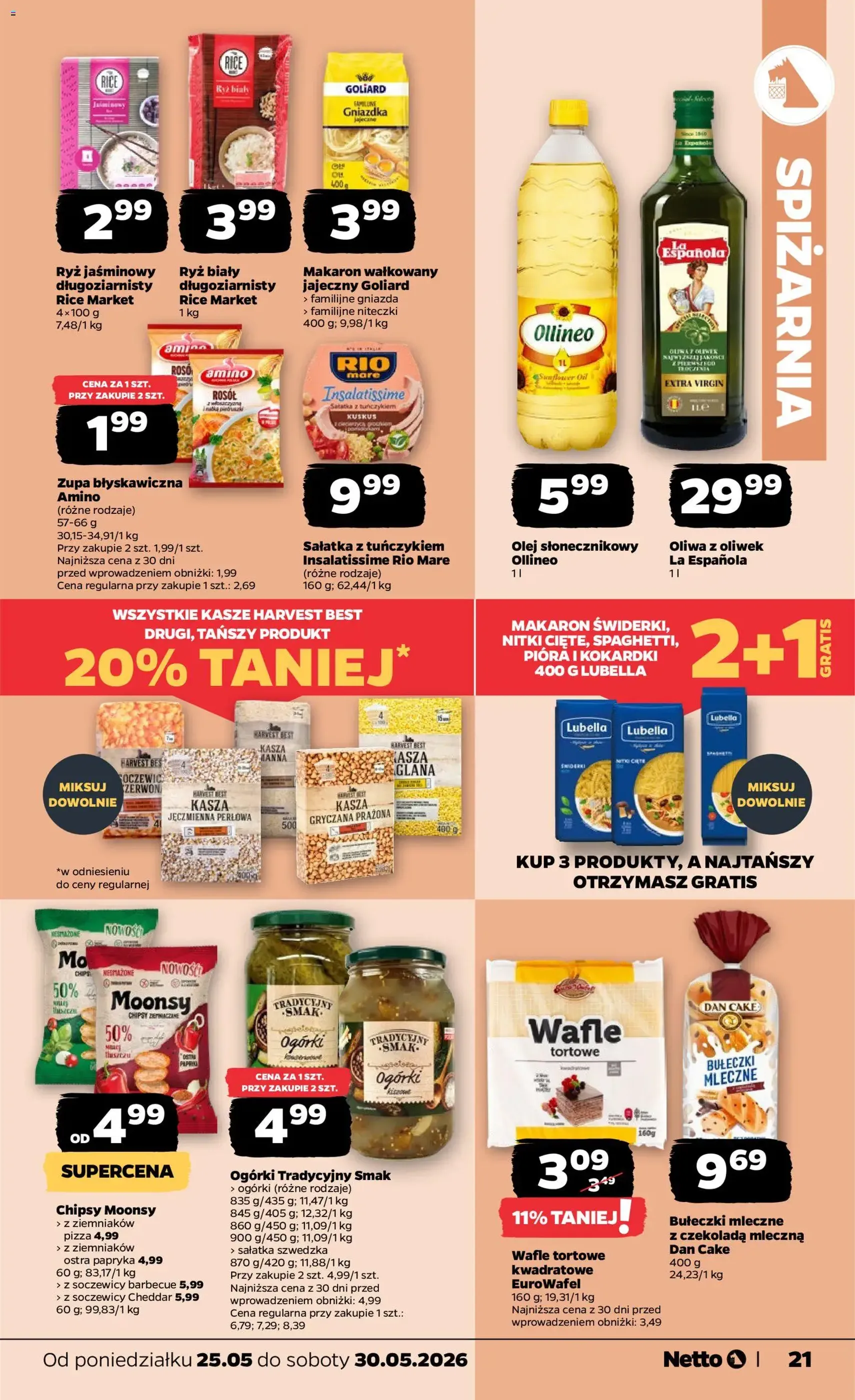 Netto gazetka od poniedziałku spożywcza - ważny gazetka od 25.05.2026 strona 21 z 42