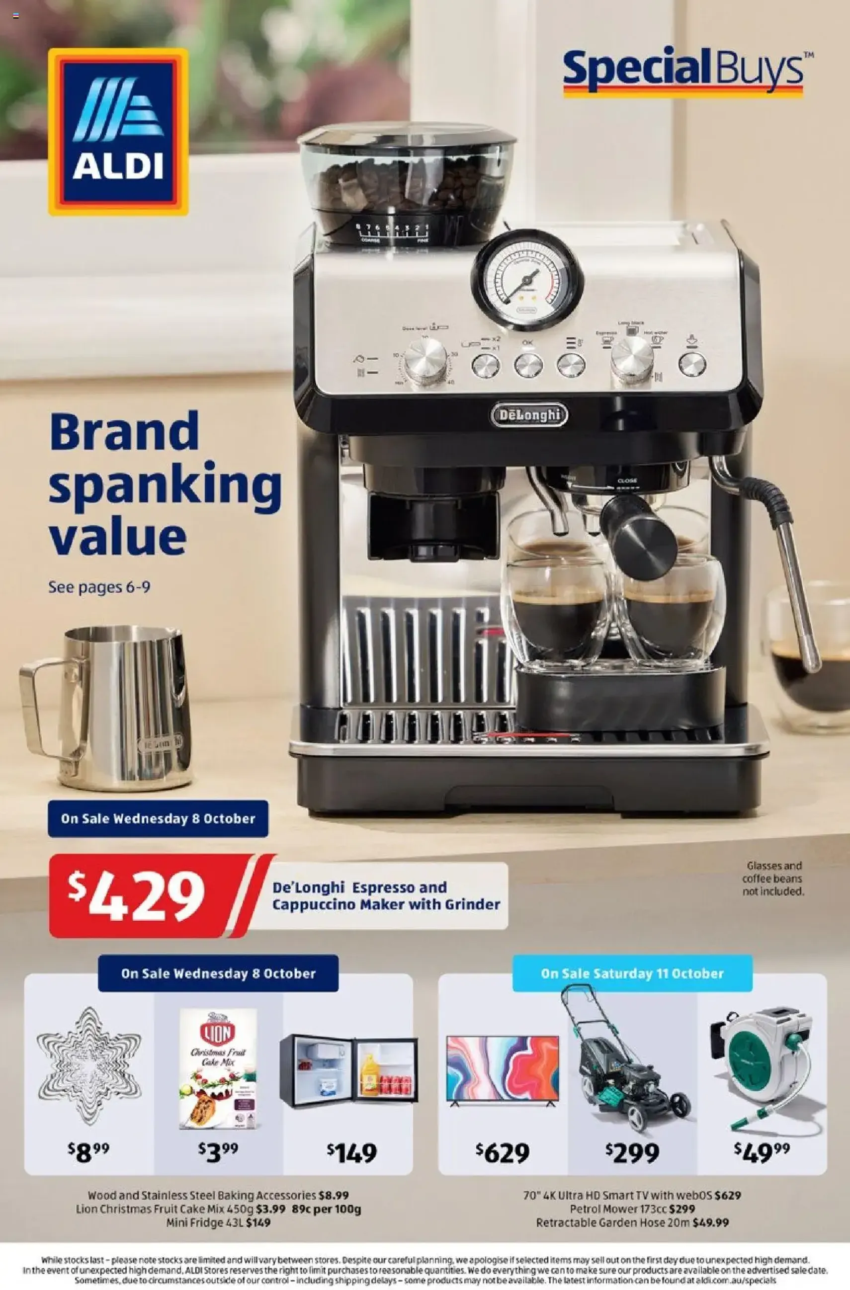 Catalogue Aldi - valid flyer from 08/10/2025, page 1 of 28