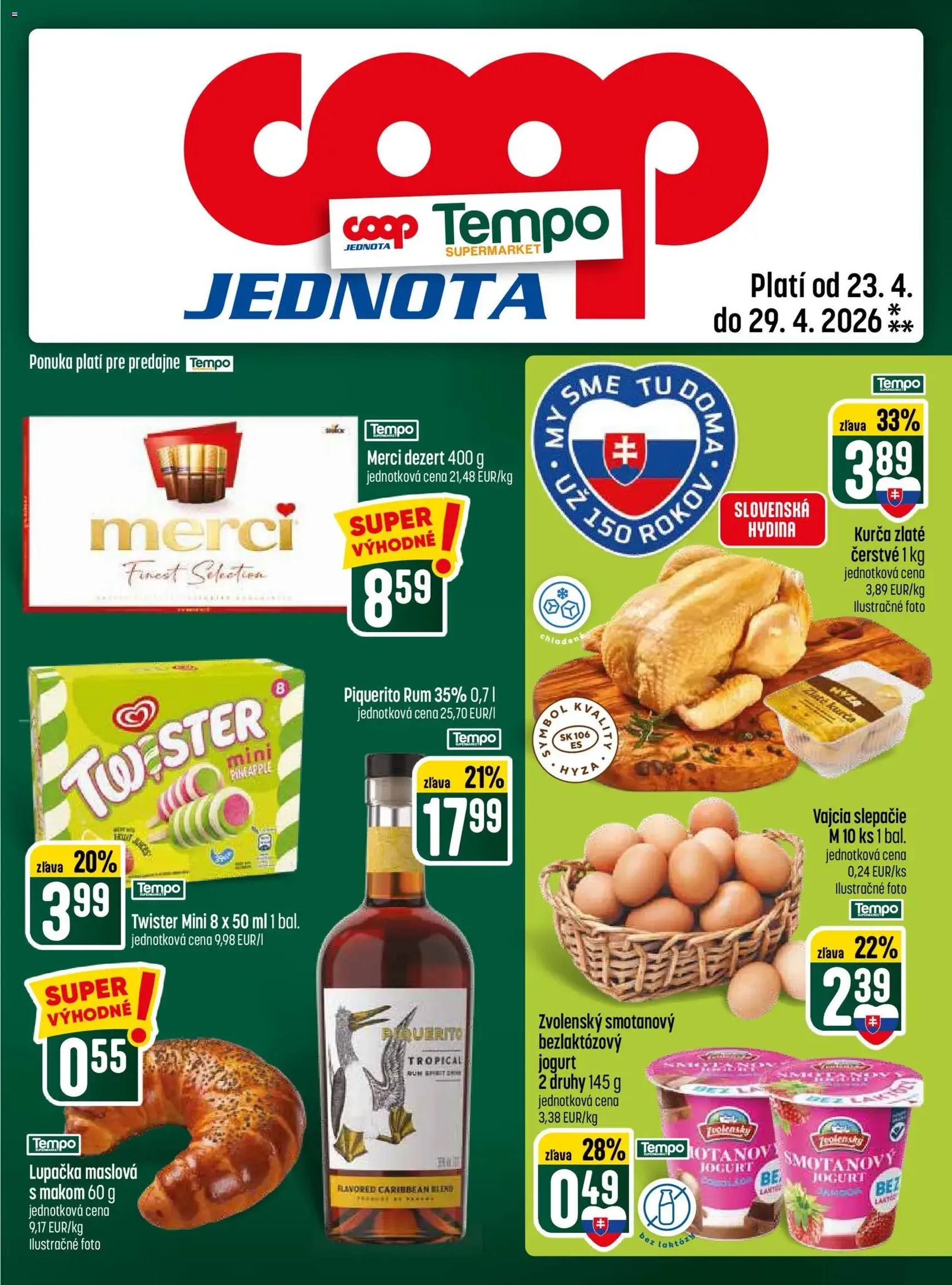 COOP Jednota leták - platný leták od 23.04.2026 strana 25 z 28