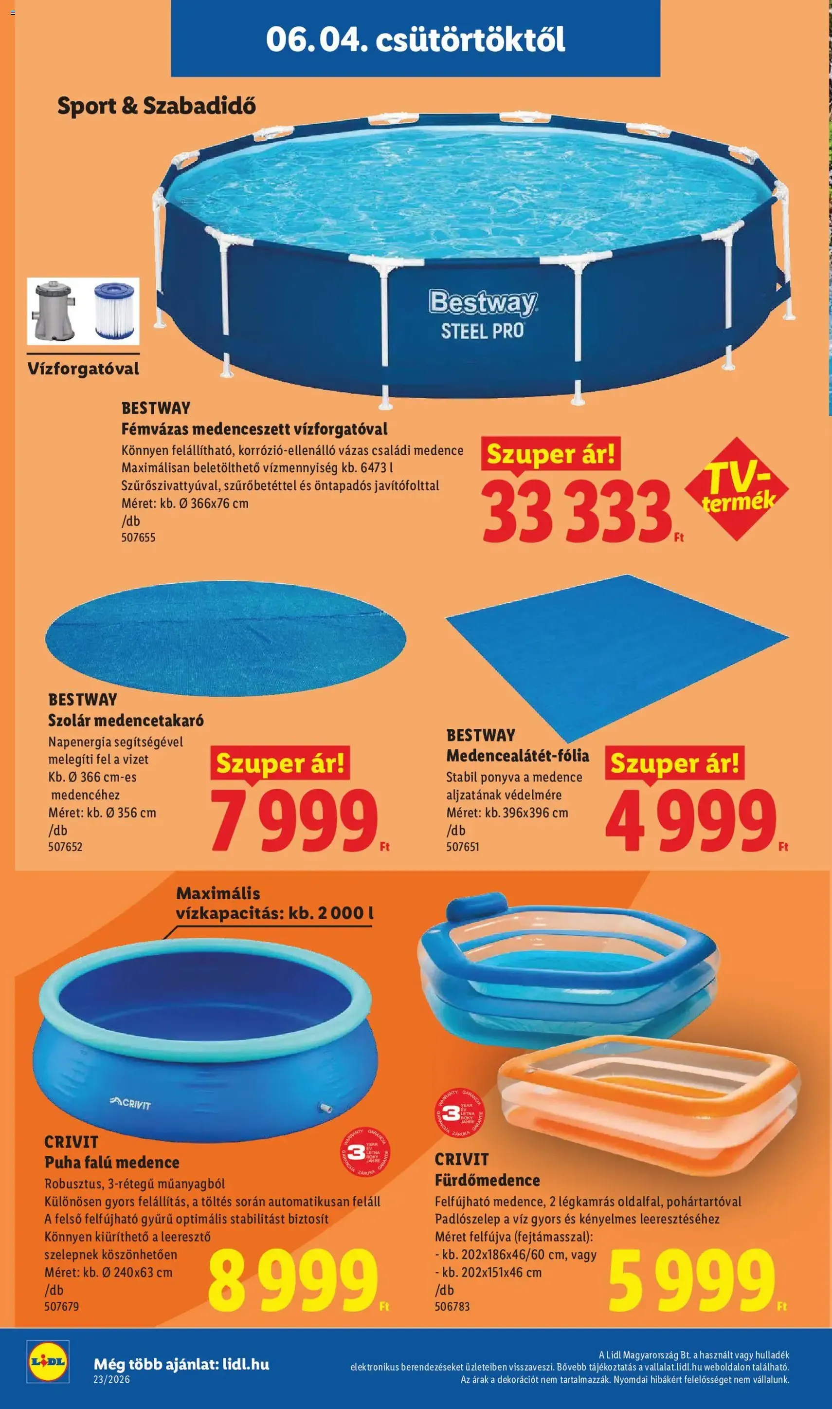 Lidl akciós újság - 2026.06.04. érvényes szórólap 28 oldal 80 oldalból