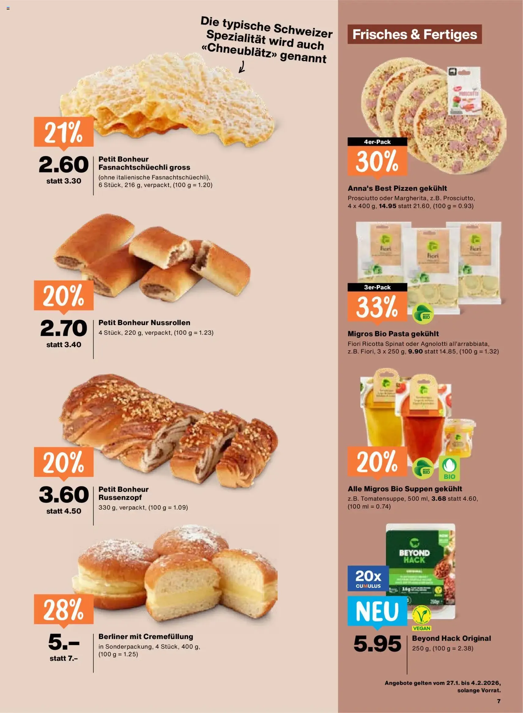 Migros Aktionen - Gültiger Prospekt ab 27.01.2026, Seite 7 von insgesamt 20