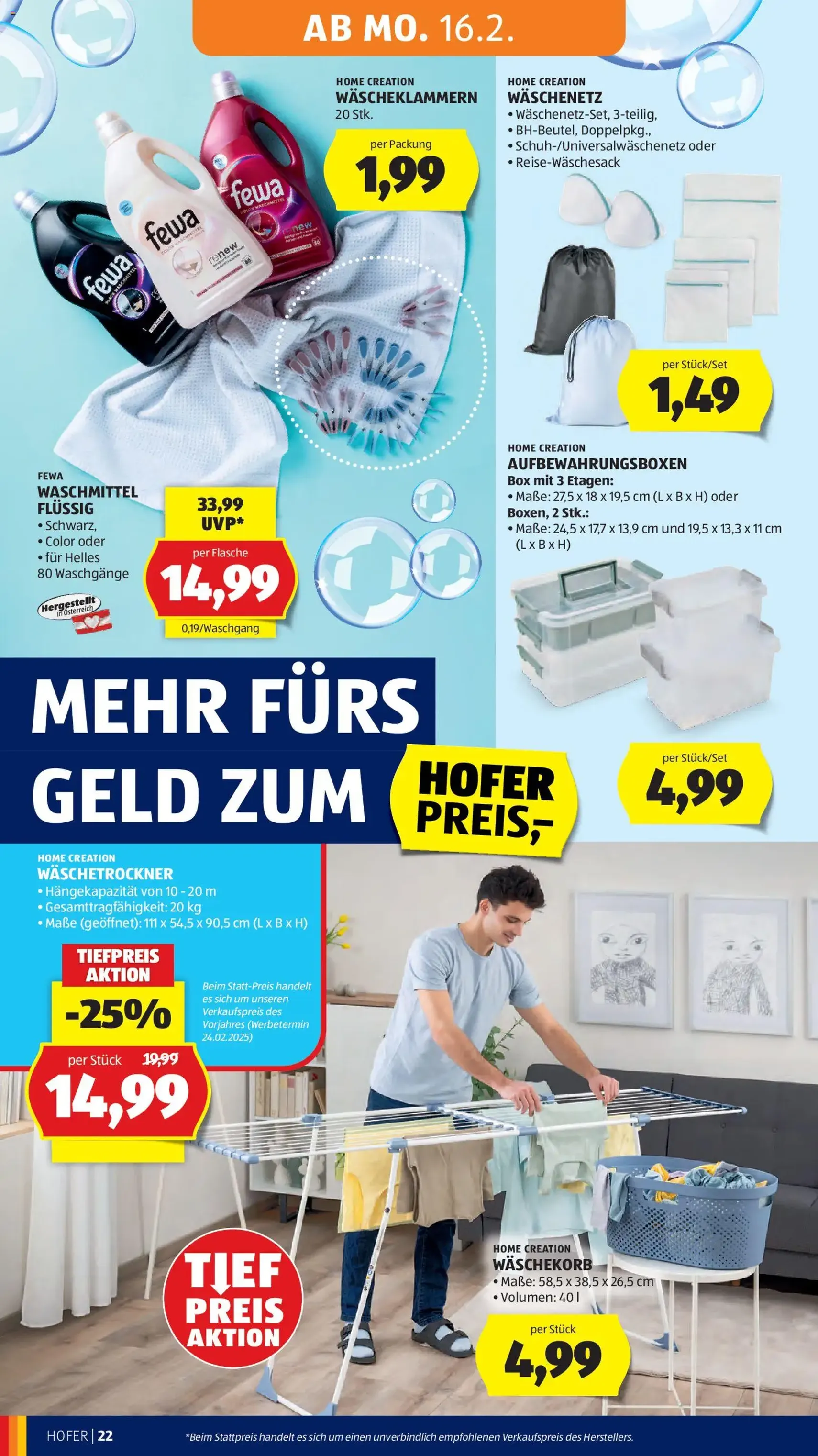 Hofer Flugblatt - Gültiger Prospekt ab 13.02.2026, Seite 26 von insgesamt 41