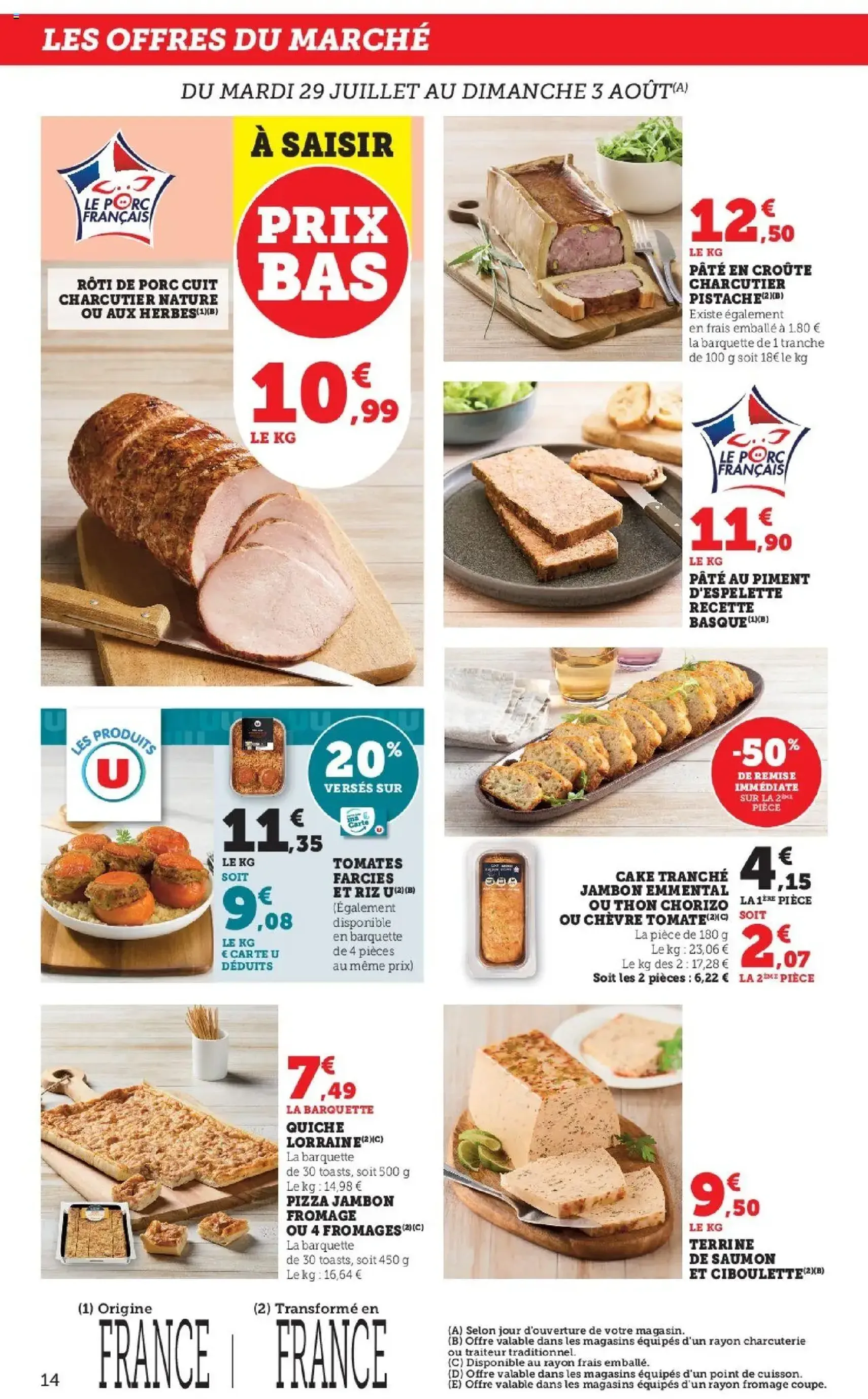 U Express catalogue - brochure valable à partir du 29/07/2025, page 14 sur 18