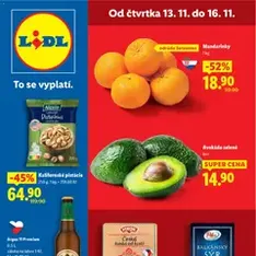 Lidl leták - náhled letáku platný od 13.11.2025