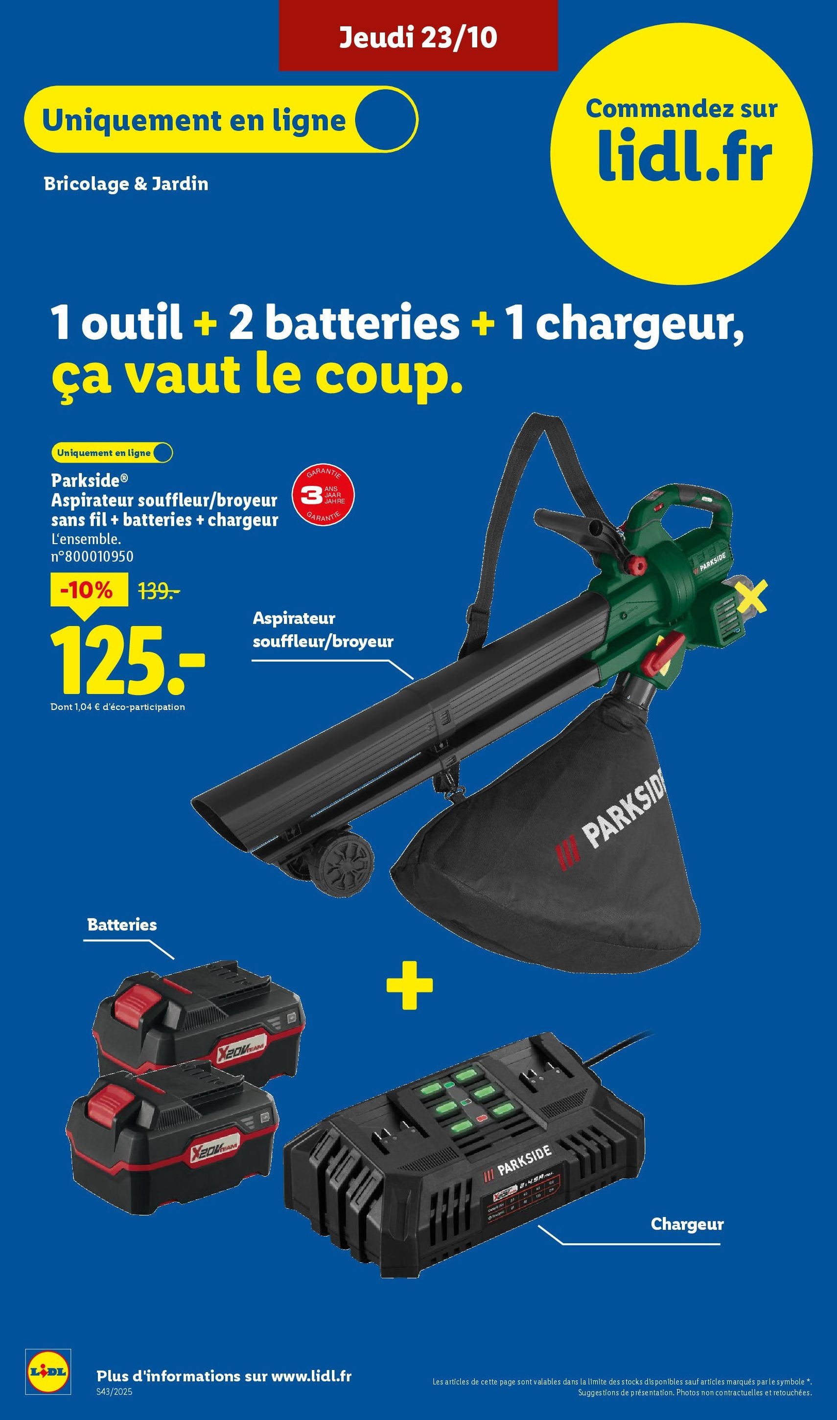 LIDL catalogue semaine 43 - brochure valable à partir du 23/10/2025, page 50 sur 84 LIDL catalogue semaine 43 - brochure valable à partir du 23/10/2025, page 50 sur 84