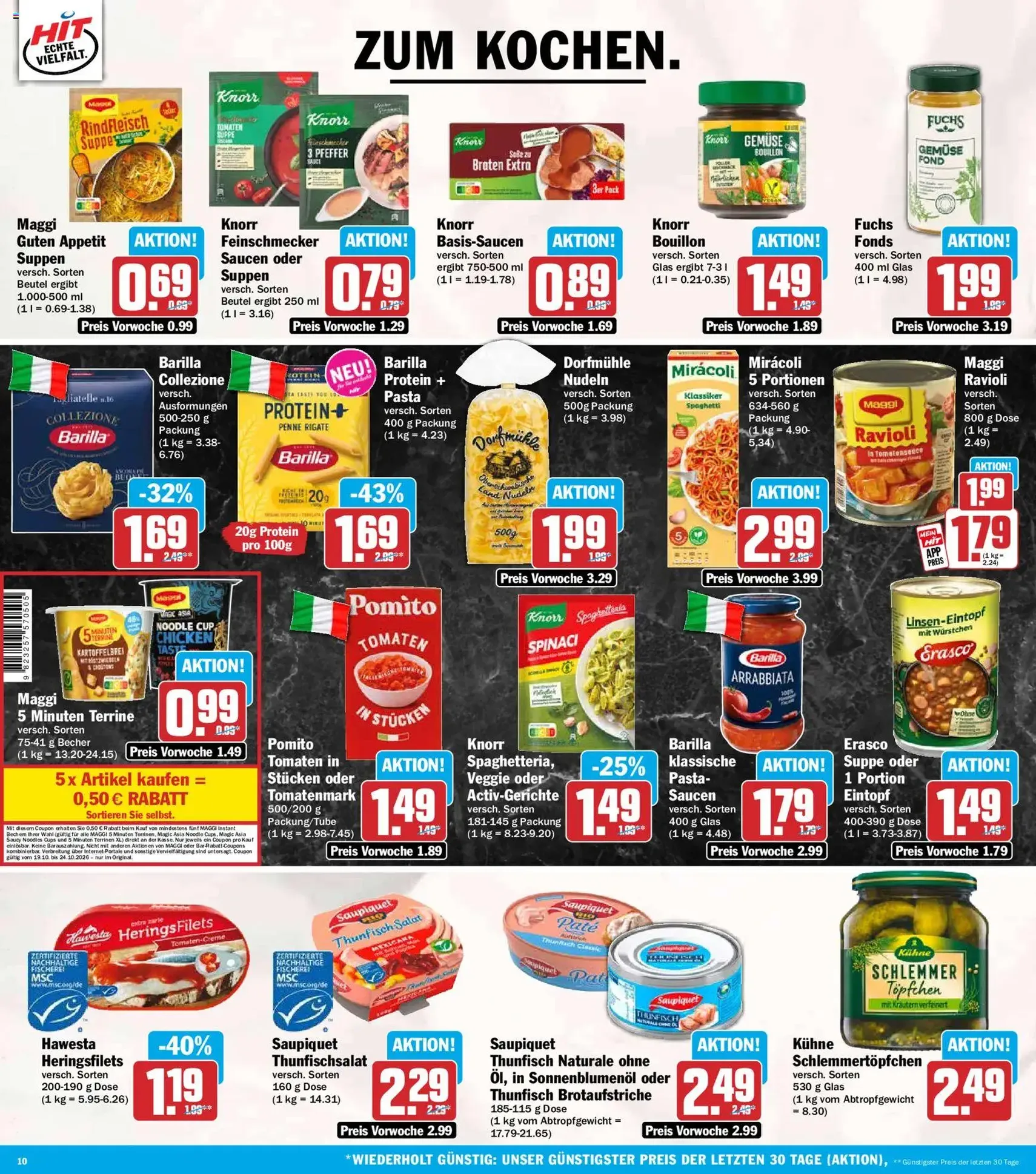 HIT Prospekt - Gültiger Prospekt ab 19.10.2026, Seite 10 von insgesamt 18