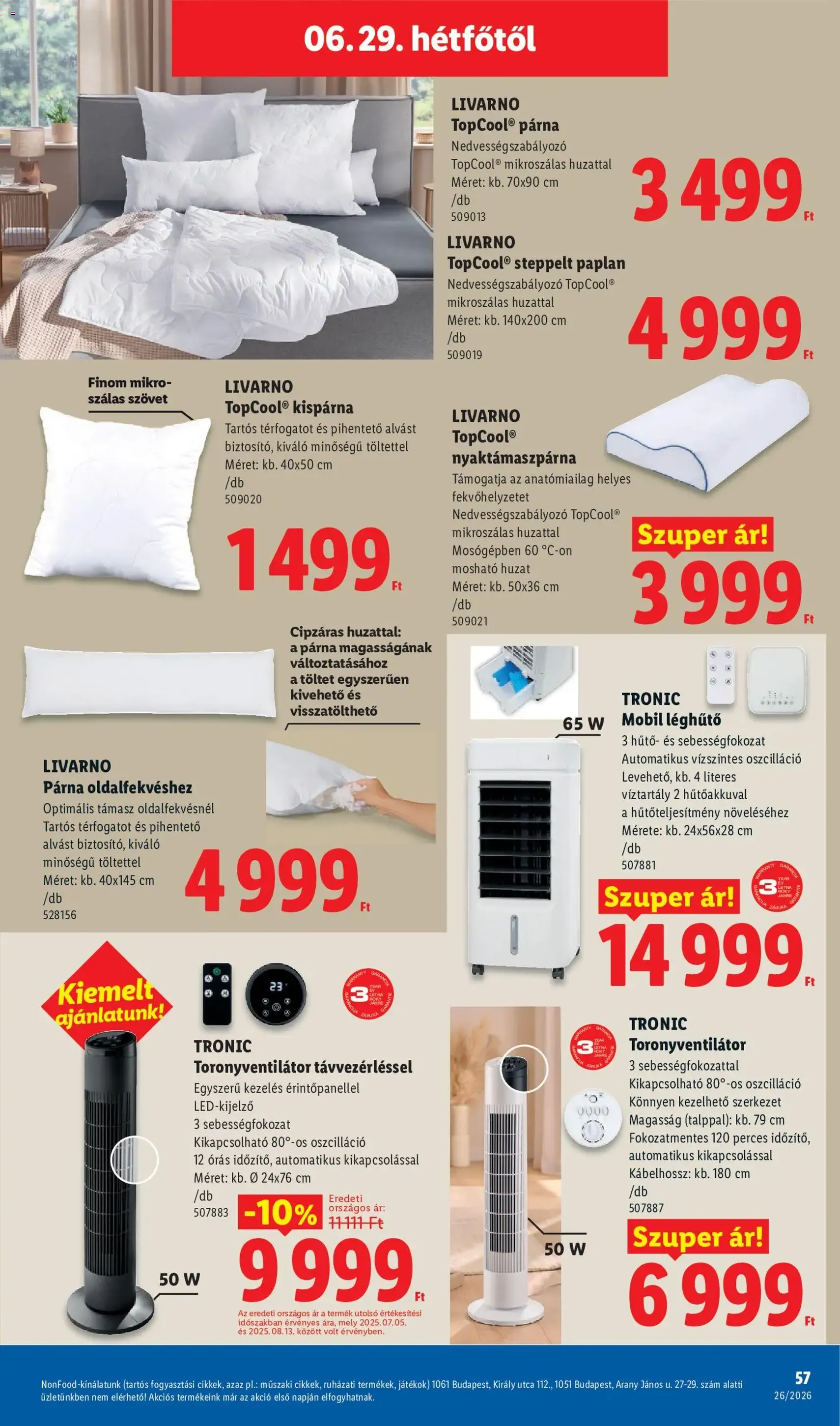 Lidl akciós újság - 2026.06.25. érvényes szórólap 57 oldal 74 oldalból