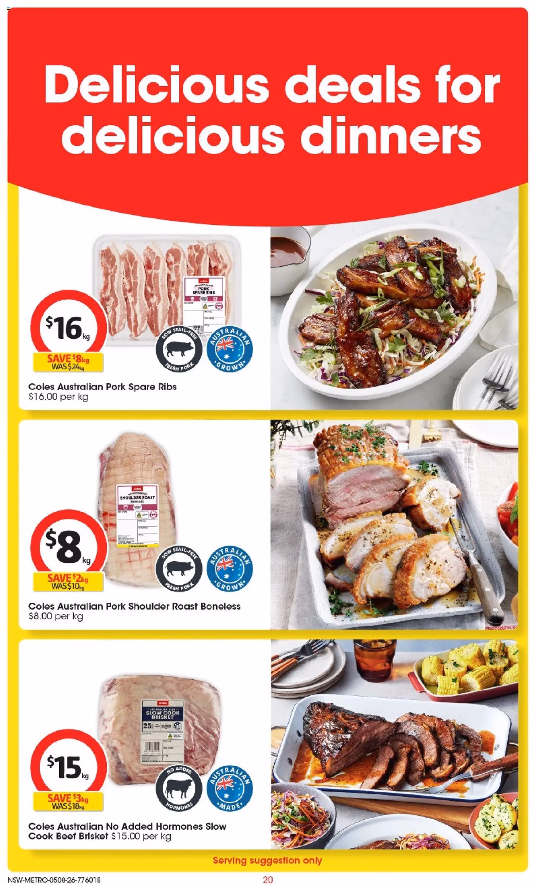 Coles catalogue - valid flyer from 04/08/2026, page 20 of 52
