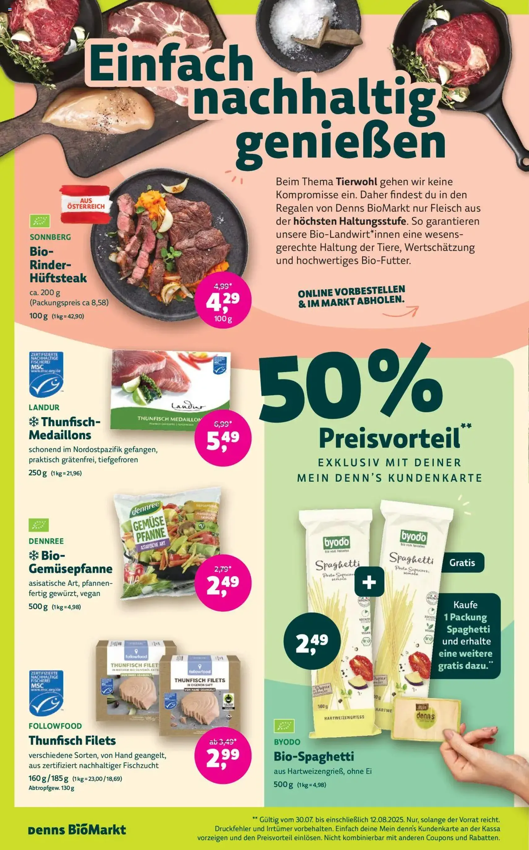 Denns BioMarkt Angebote - Gültiger Prospekt ab 30.07.2025, Seite 6 von insgesamt 12