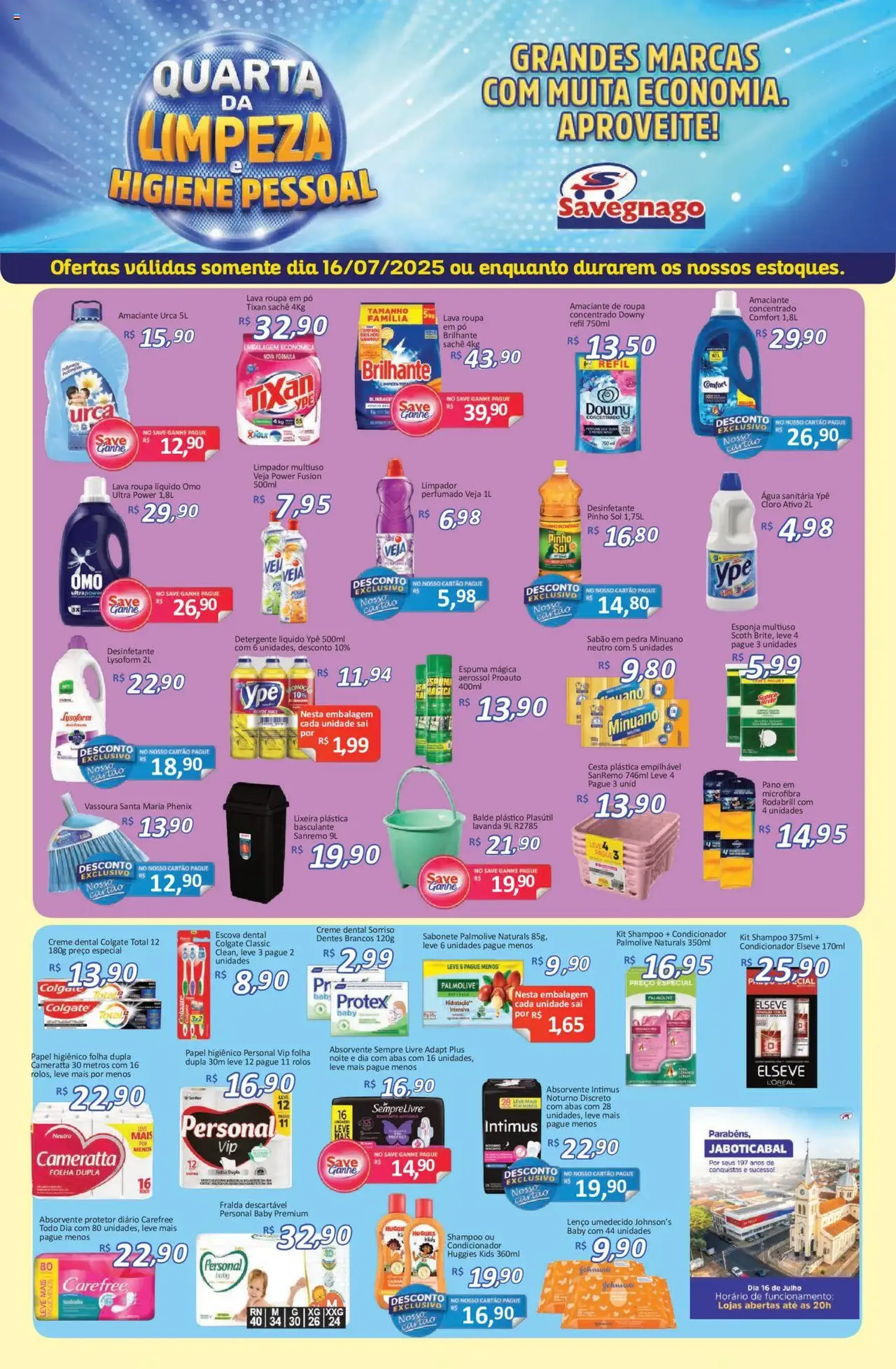 Savegnago - Ofertas da semana - folheto válido a partir de 16/07/2025 página 1 de 2