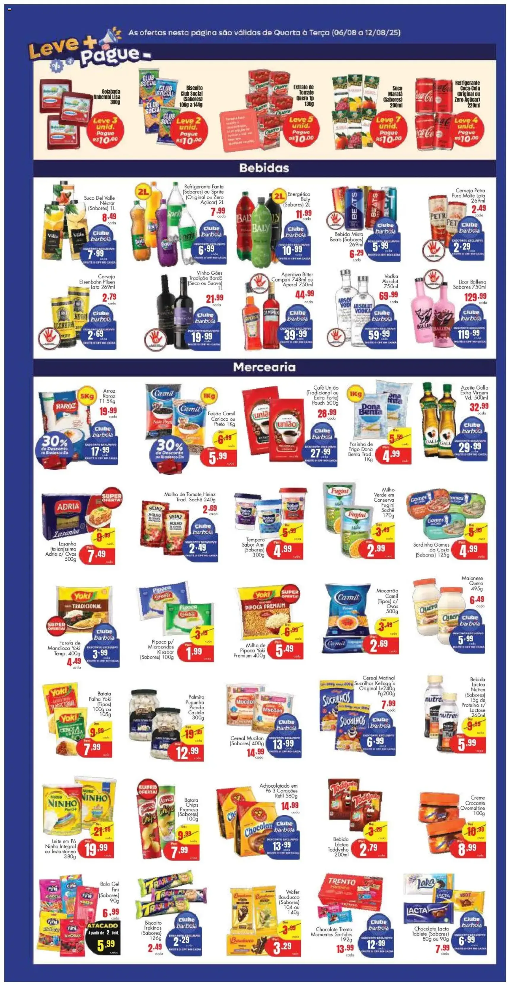 Barbosa Supermercados - Ofertas da semana - folheto válido a partir de 06/08/2025 página 3 de 4