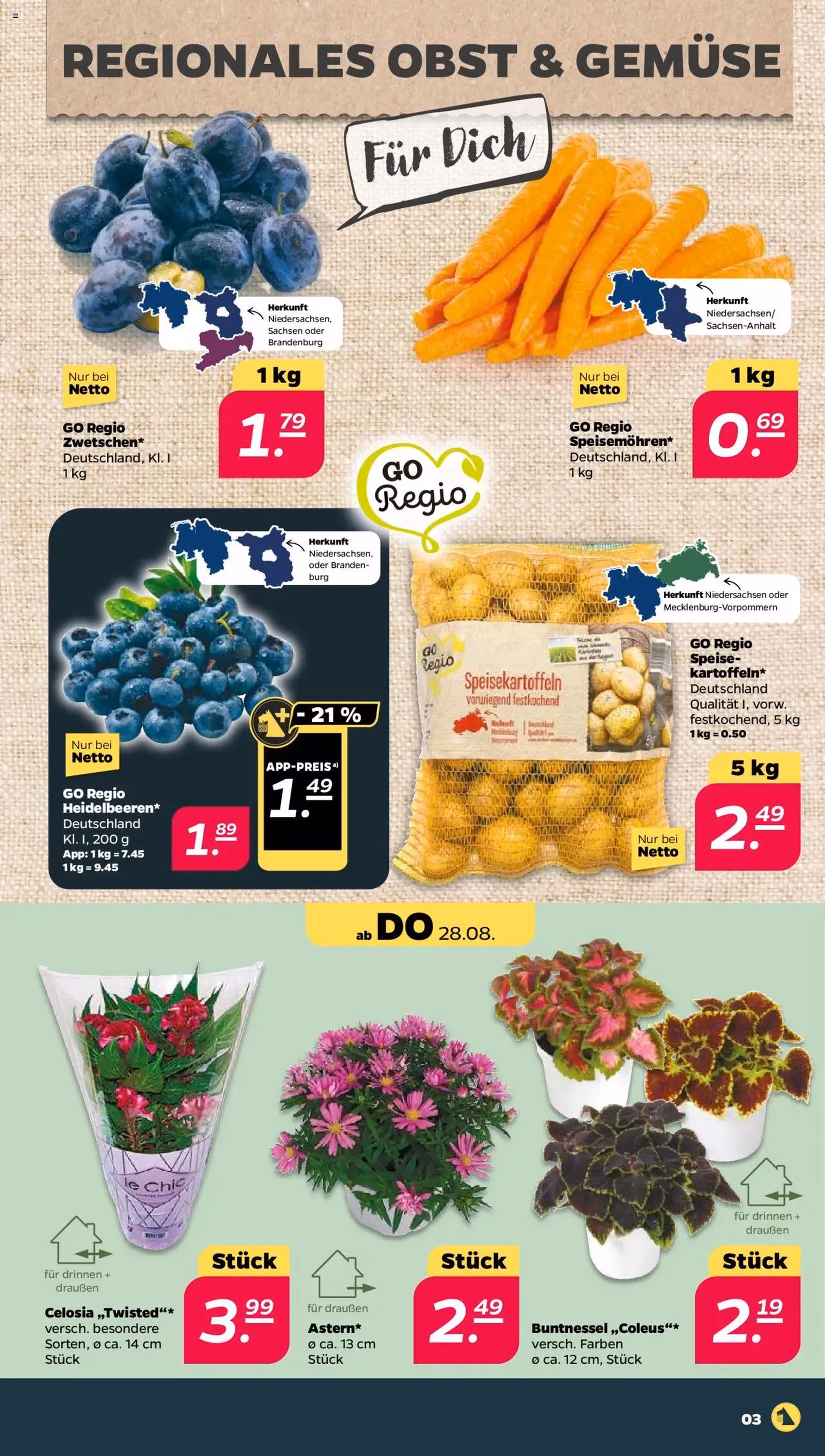 Netto Prospekt - Gültiger Prospekt ab 25.08.2025, Seite 3 von insgesamt 30 Netto Prospekt - Gültiger Prospekt ab 25.08.2025, Seite 3 von insgesamt 30
