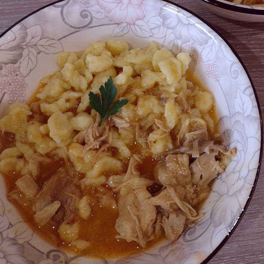 Csirkecomb pörkölt