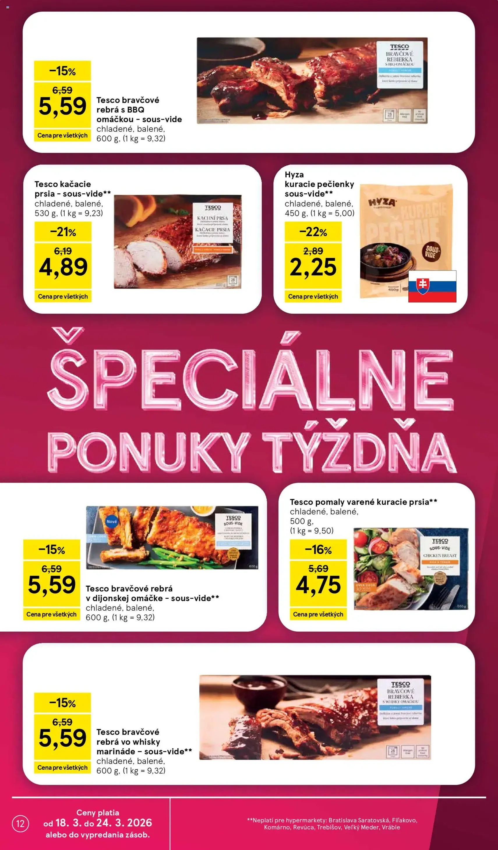 Tesco hypermarket - leták - platný leták od 18.03.2026 strana 12 z 49