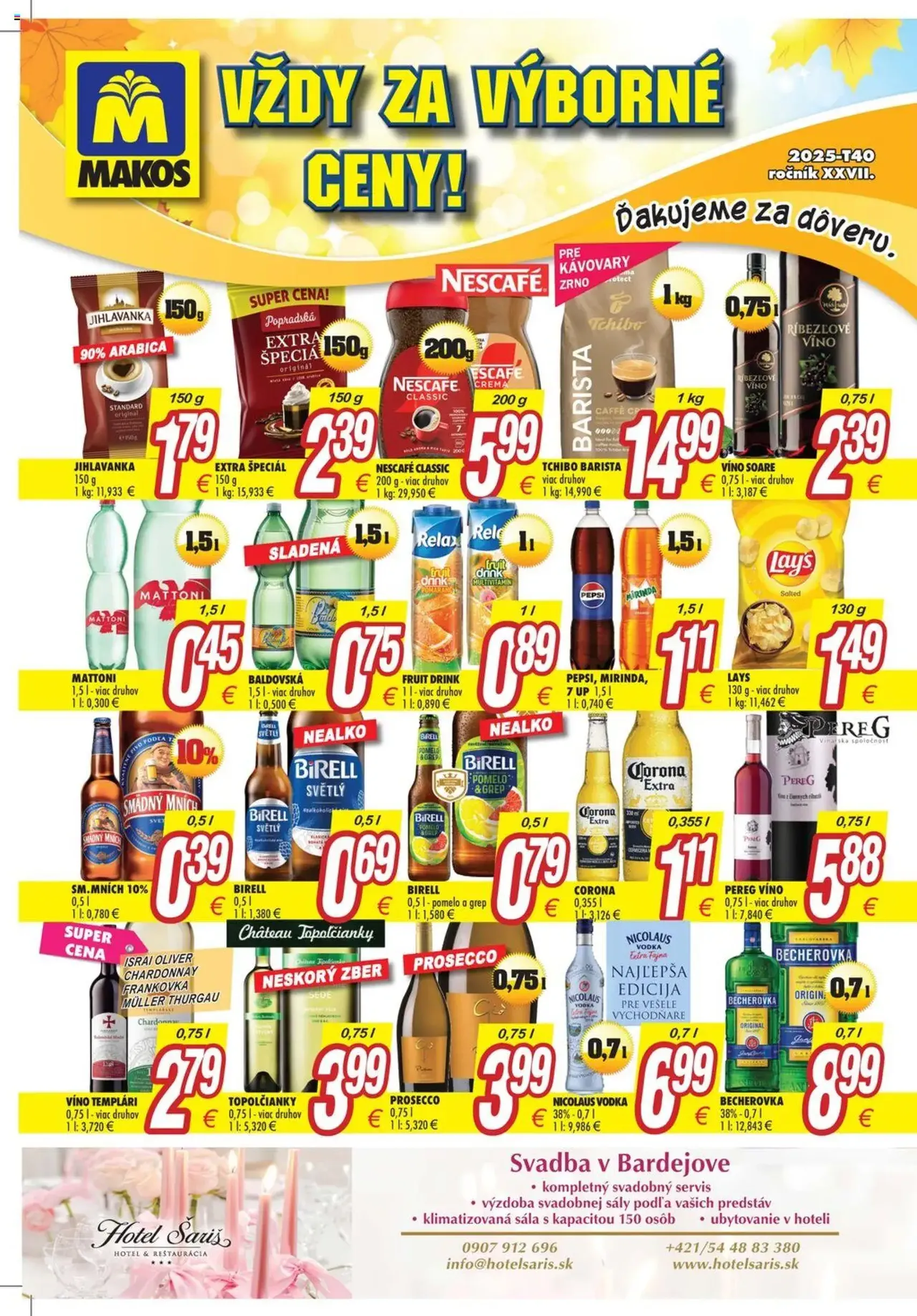 Makos leták - platný leták od 29.09.2025 strana 1 z 4