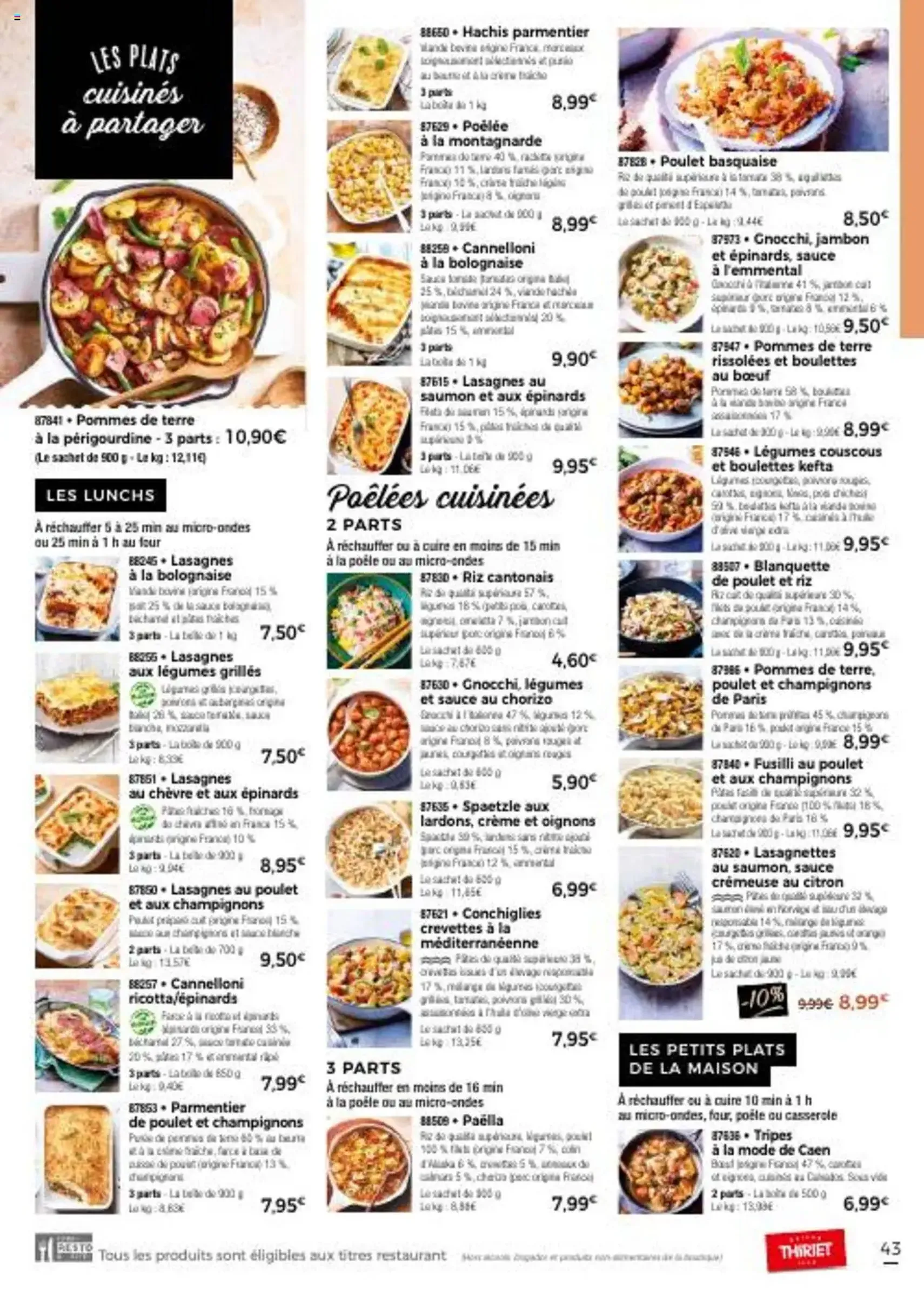 Thiriet catalogue livraison à domicile - brochure valable à partir du 11/07/2025, page 43 sur 80 Thiriet catalogue livraison à domicile - brochure valable à partir du 11/07/2025, page 43 sur 80