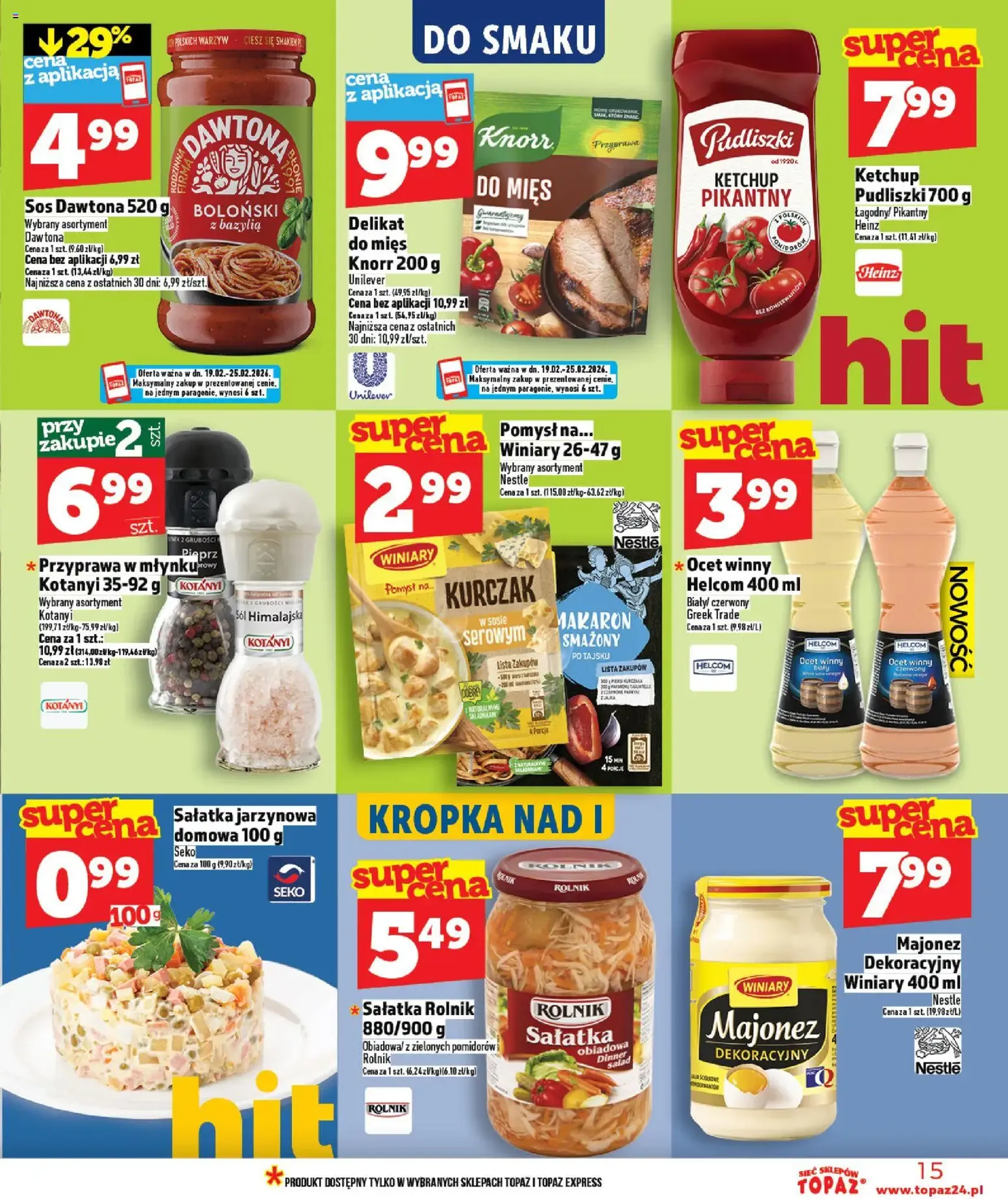 Topaz Gazetka - ważny gazetka od 19.02.2026 strona 15 z 28