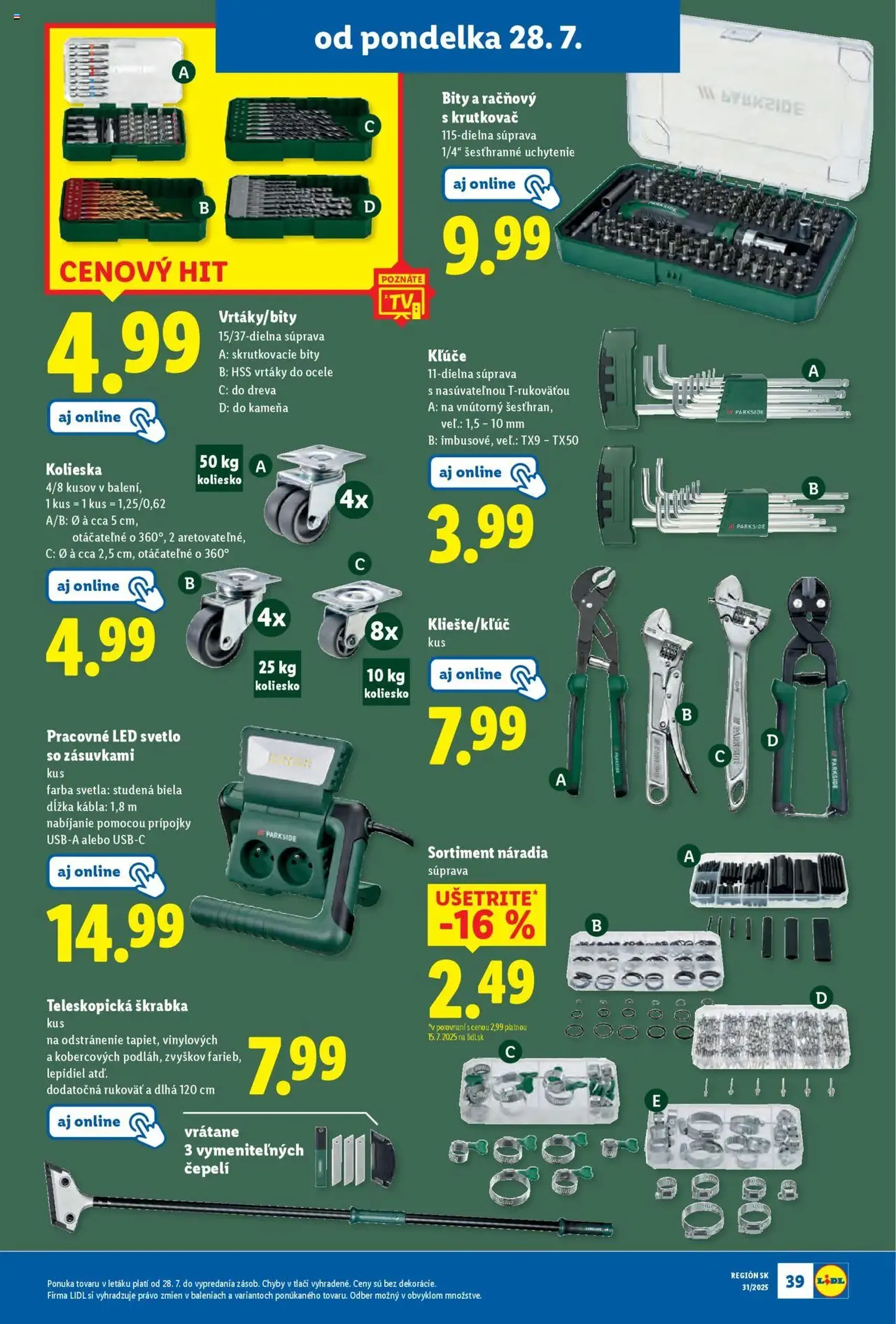 Lidl leták - platný leták od 28.07.2025 strana 45 z 87 Lidl leták - platný leták od 28.07.2025 strana 45 z 87