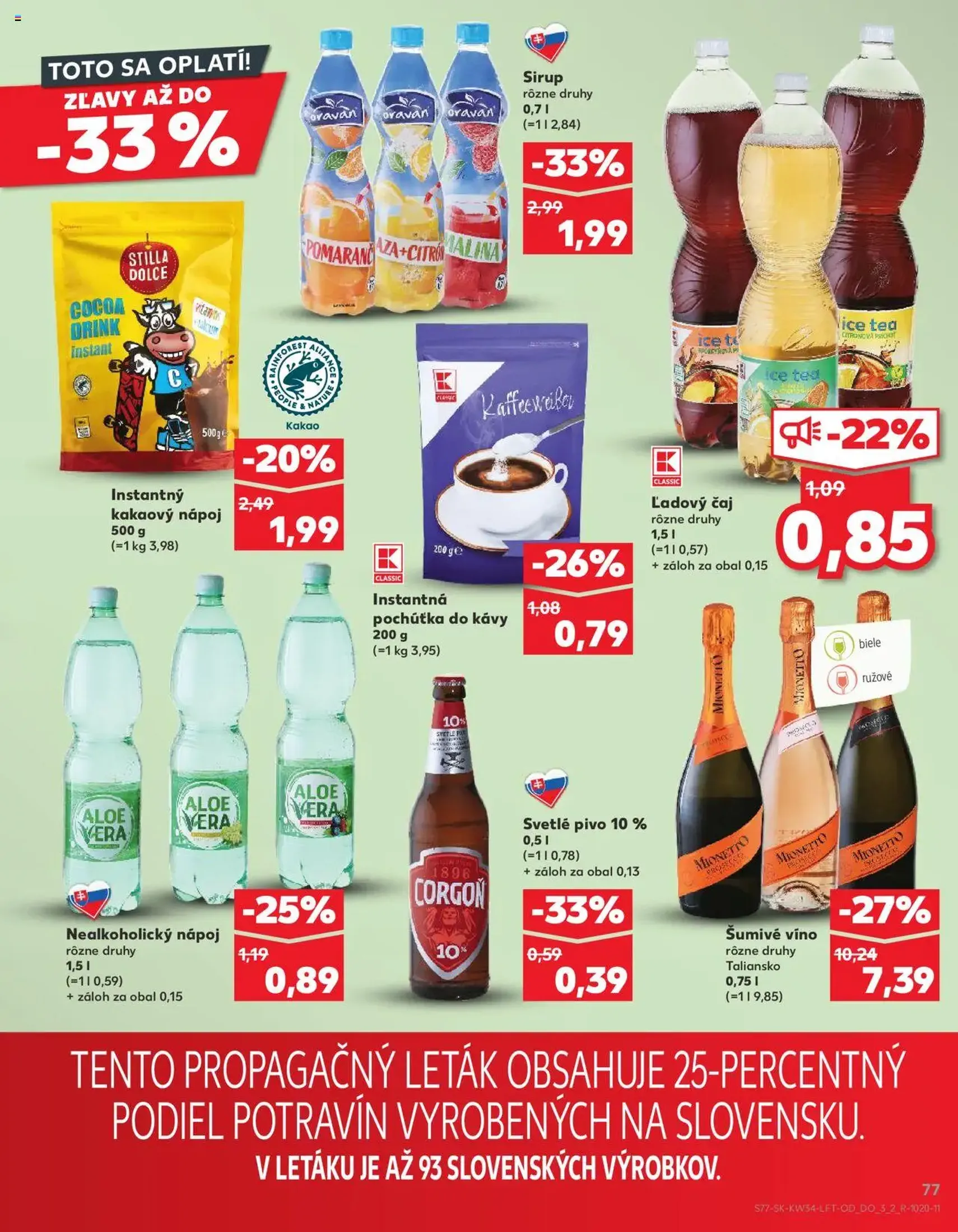 Kaufland Bratislava-Avion - platný leták od 21.08.2025 strana 77 z 78